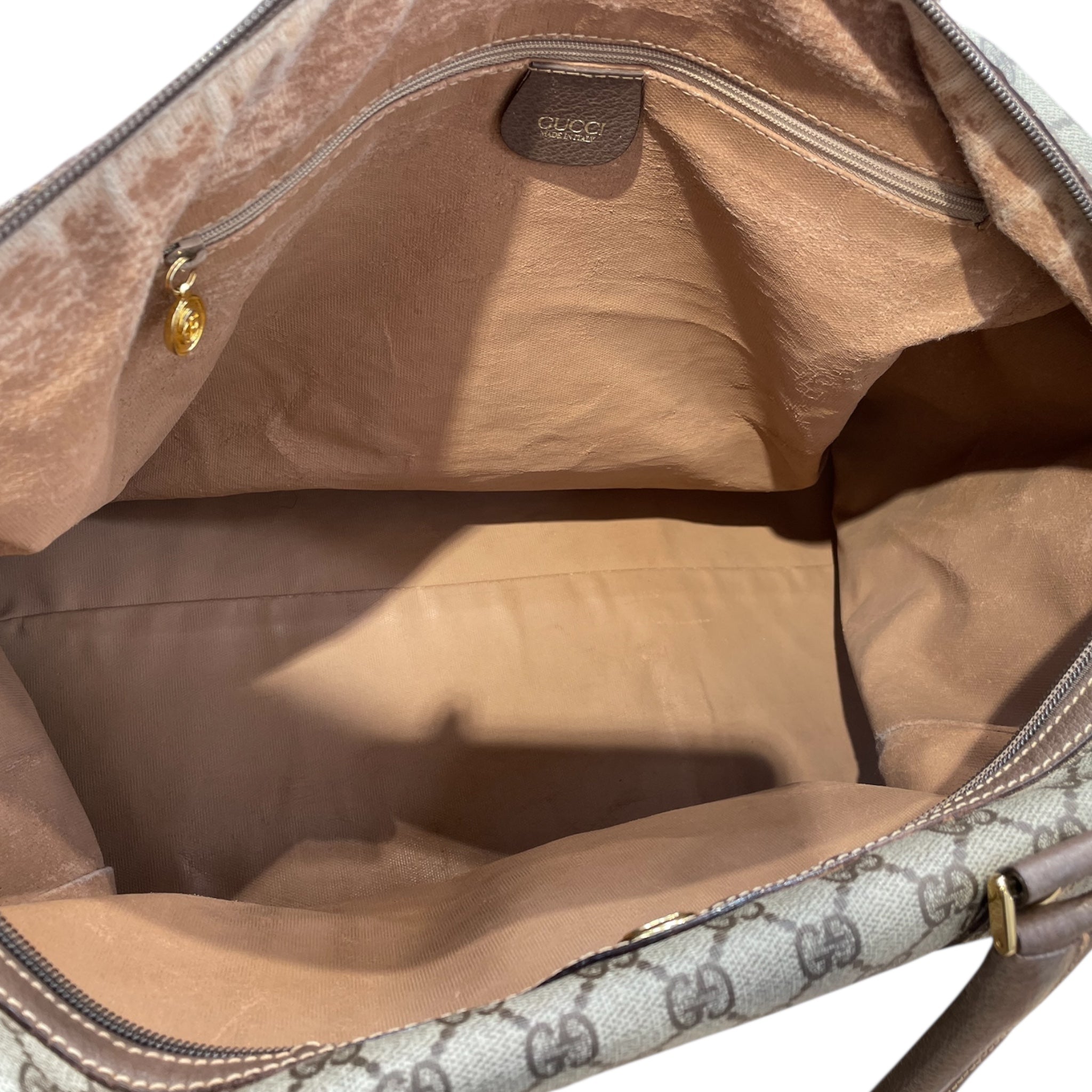 GUCCI/Hand Bag/L/All Over Print/Leather/KHK/QQW7VTB view 8