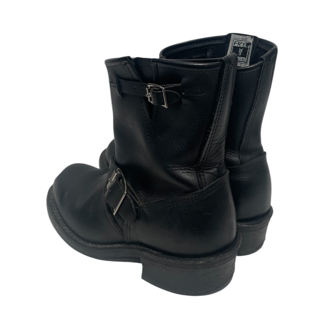 FRYE/Biker Boots/US 5.5/Leather/BLK/biker view 2