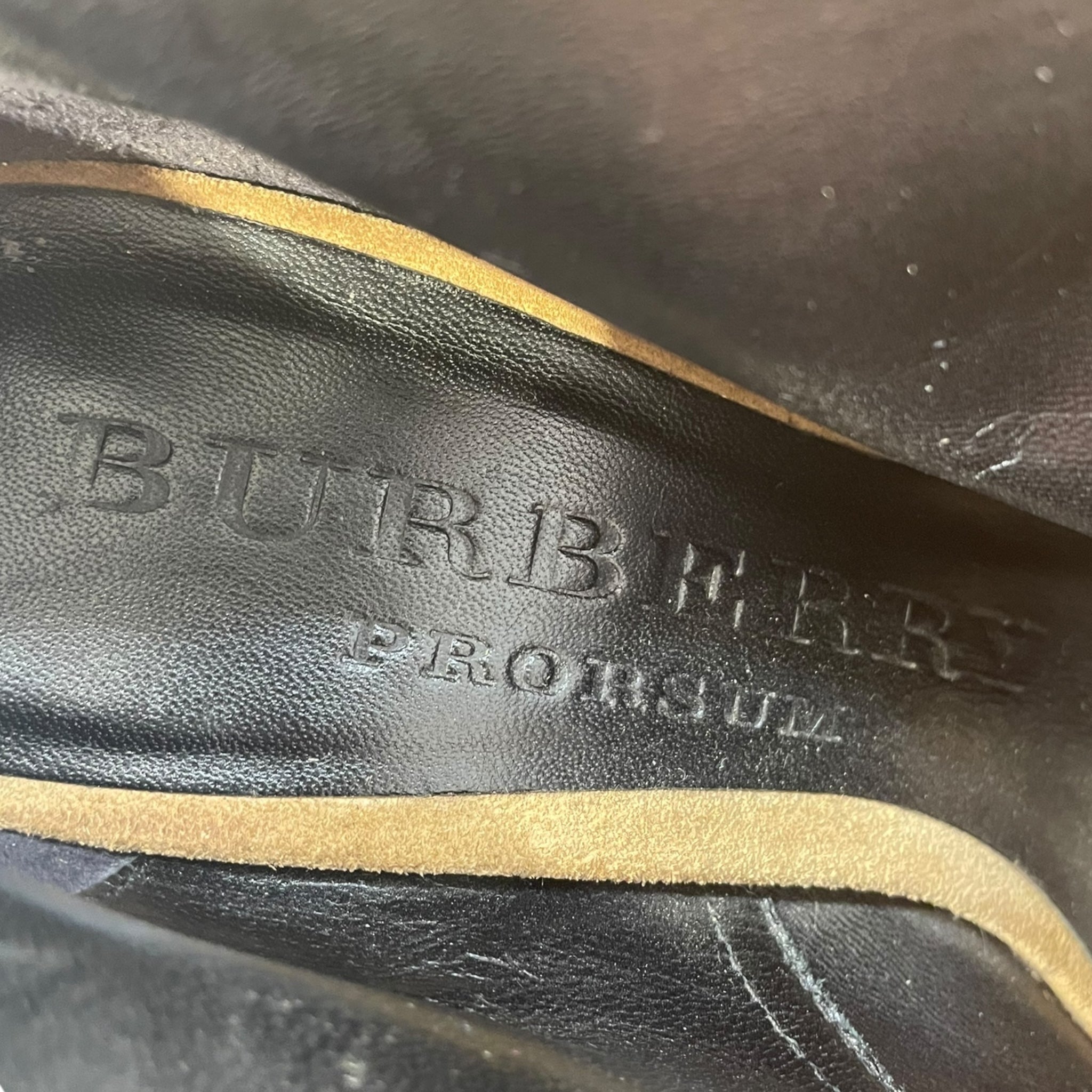 BURBERRY PRORSUM COLLECTION/Heels/US 7.5/Suede/BEG/burberry view 3