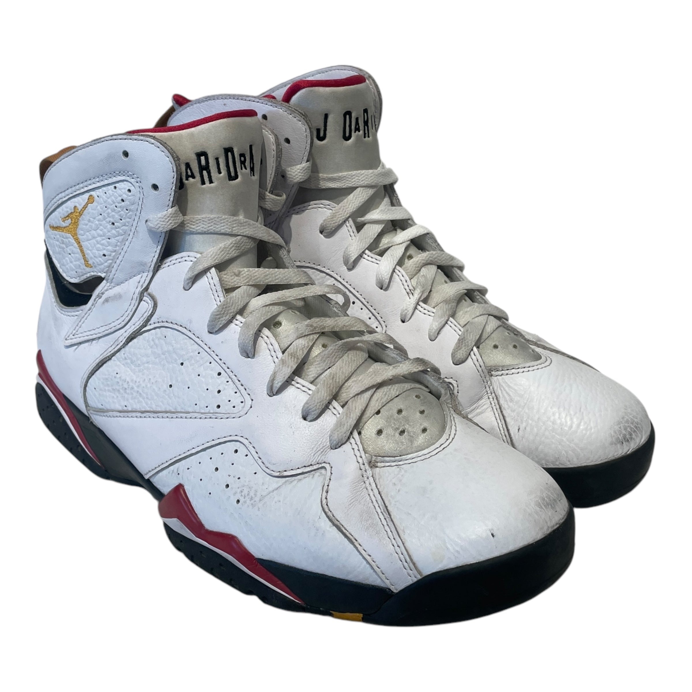 NIKE/Hi-Sneakers/US 13/Leather/WHT/JORDAN 7 CARDINAL view 1