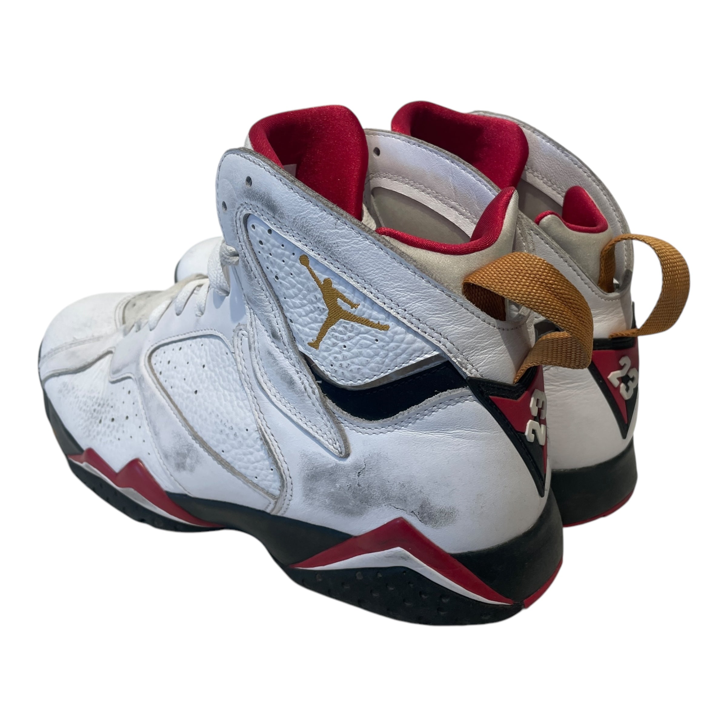 NIKE/Hi-Sneakers/US 13/Leather/WHT/JORDAN 7 CARDINAL view 2