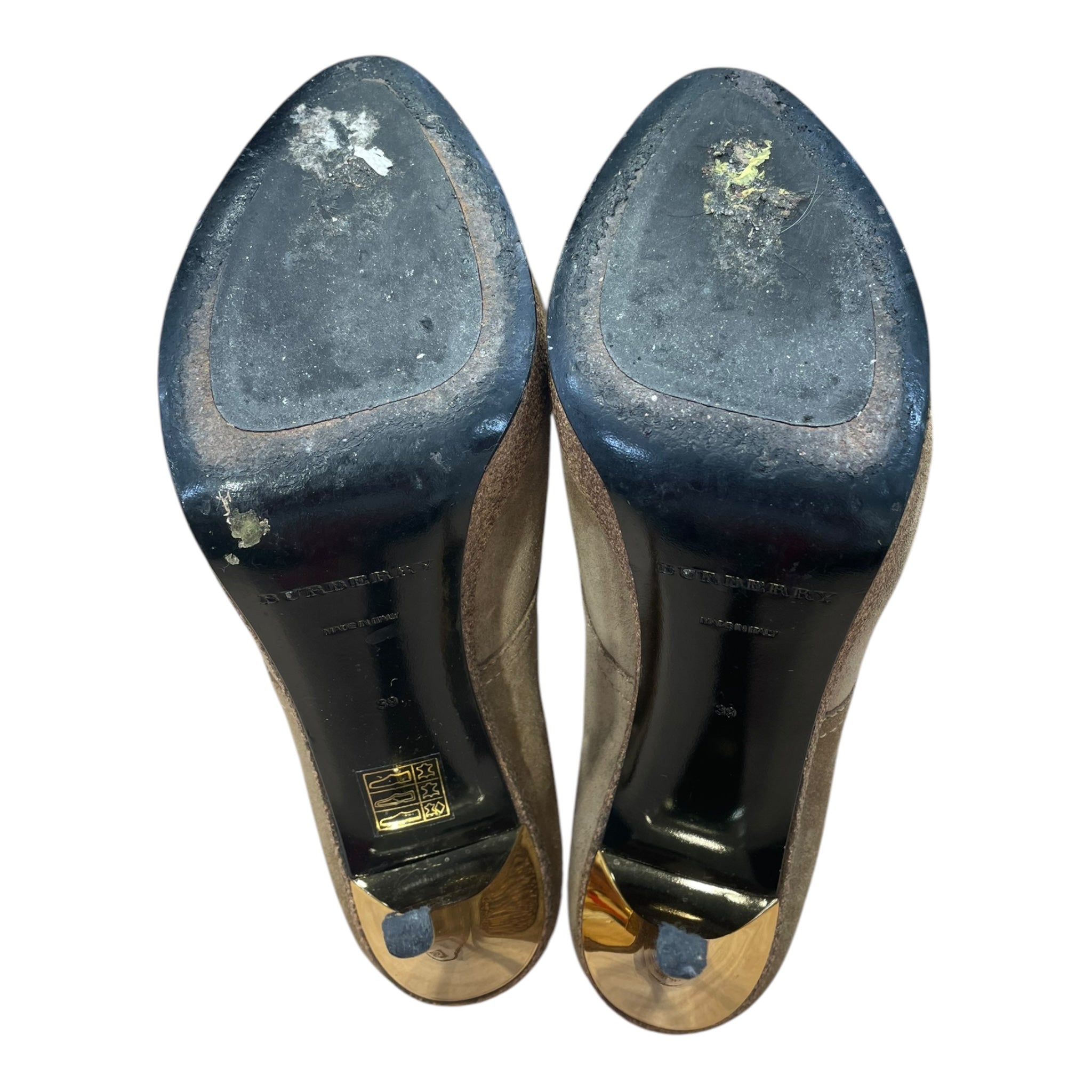 BURBERRY PRORSUM COLLECTION/Heels/US 7.5/Suede/BEG/burberry view 5