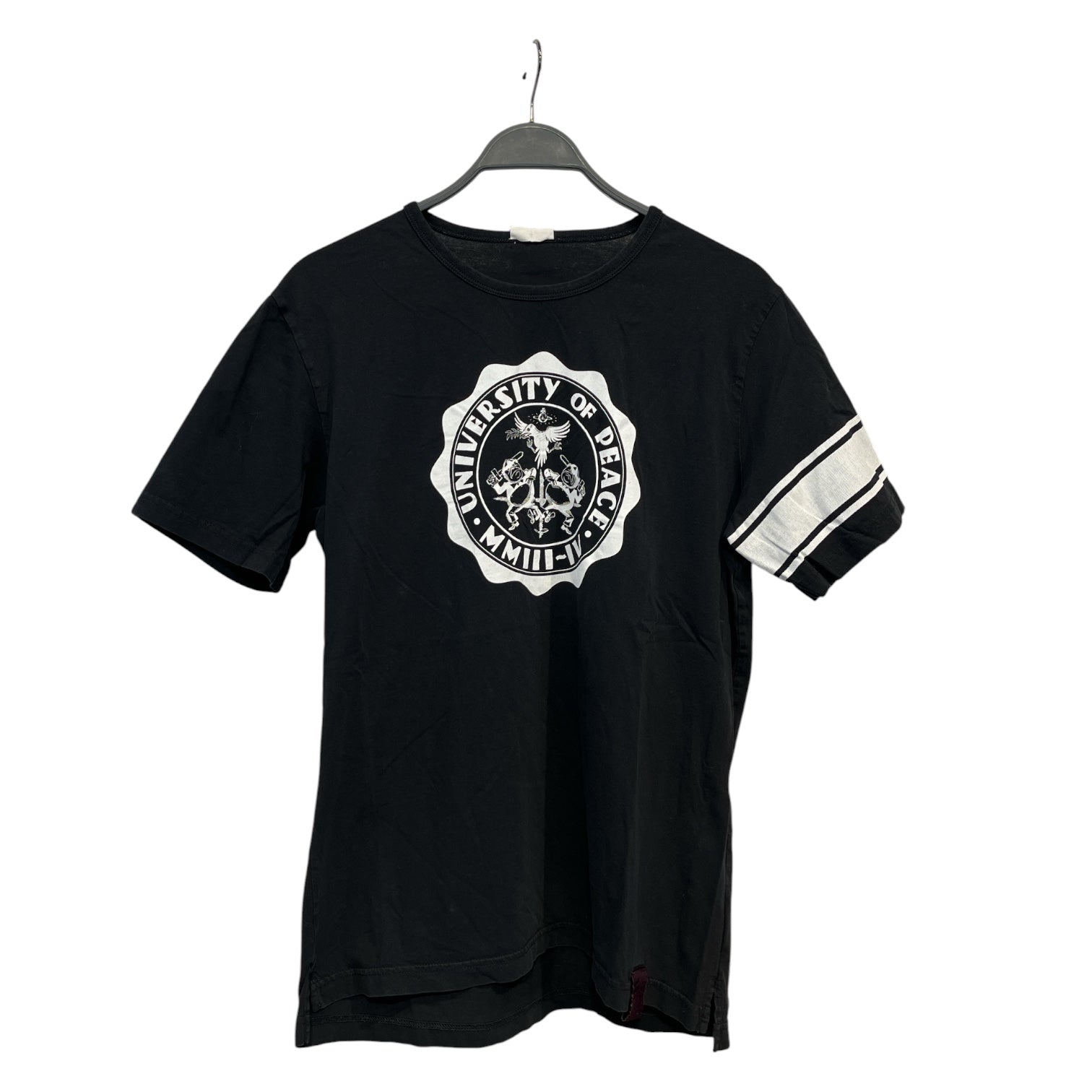 Vivienne Westwood/T-Shirt/Cotton/BLK/Graphic/university of peace view 1