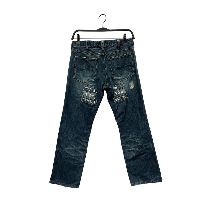 NUMBER (N)INE/Bottoms/00/Cotton/BLU/patch jeans