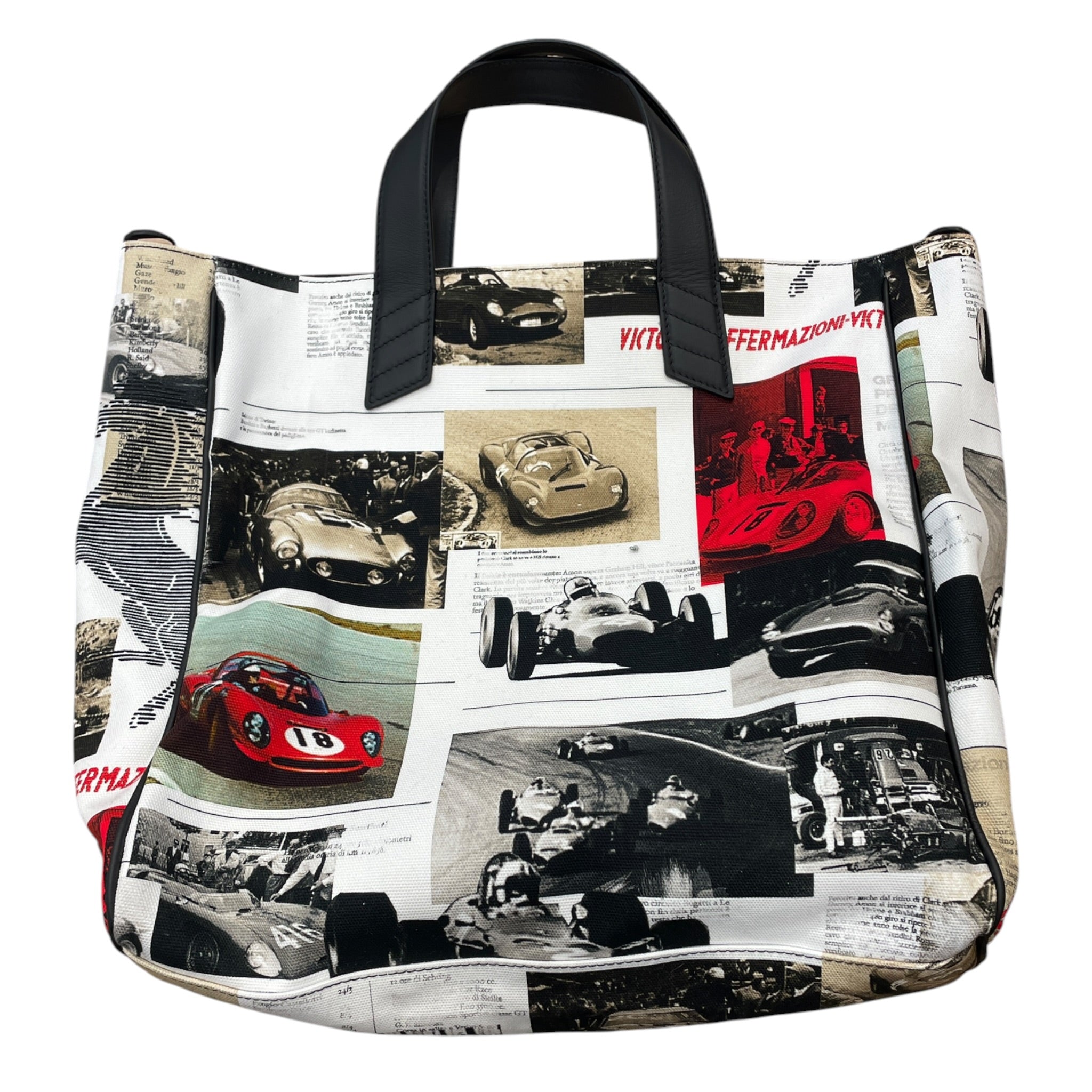 Ferrari/Tote Bag/All Over Print/WHT/2023 F1 singapore grand prix view 1