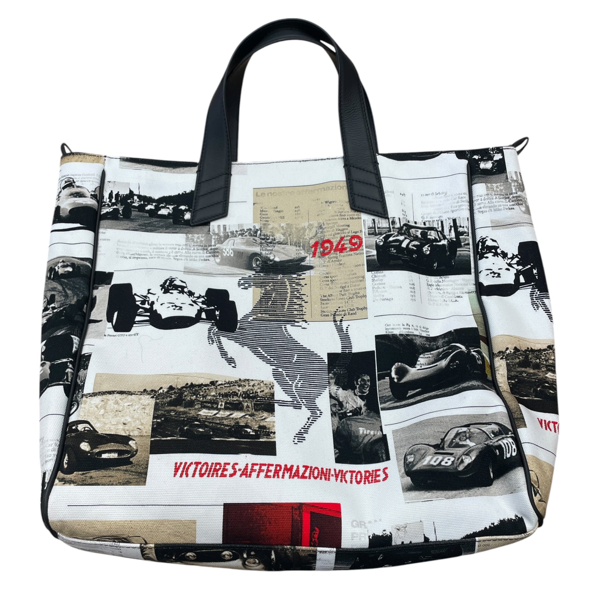 Ferrari/Tote Bag/All Over Print/WHT/2023 F1 singapore grand prix view 2