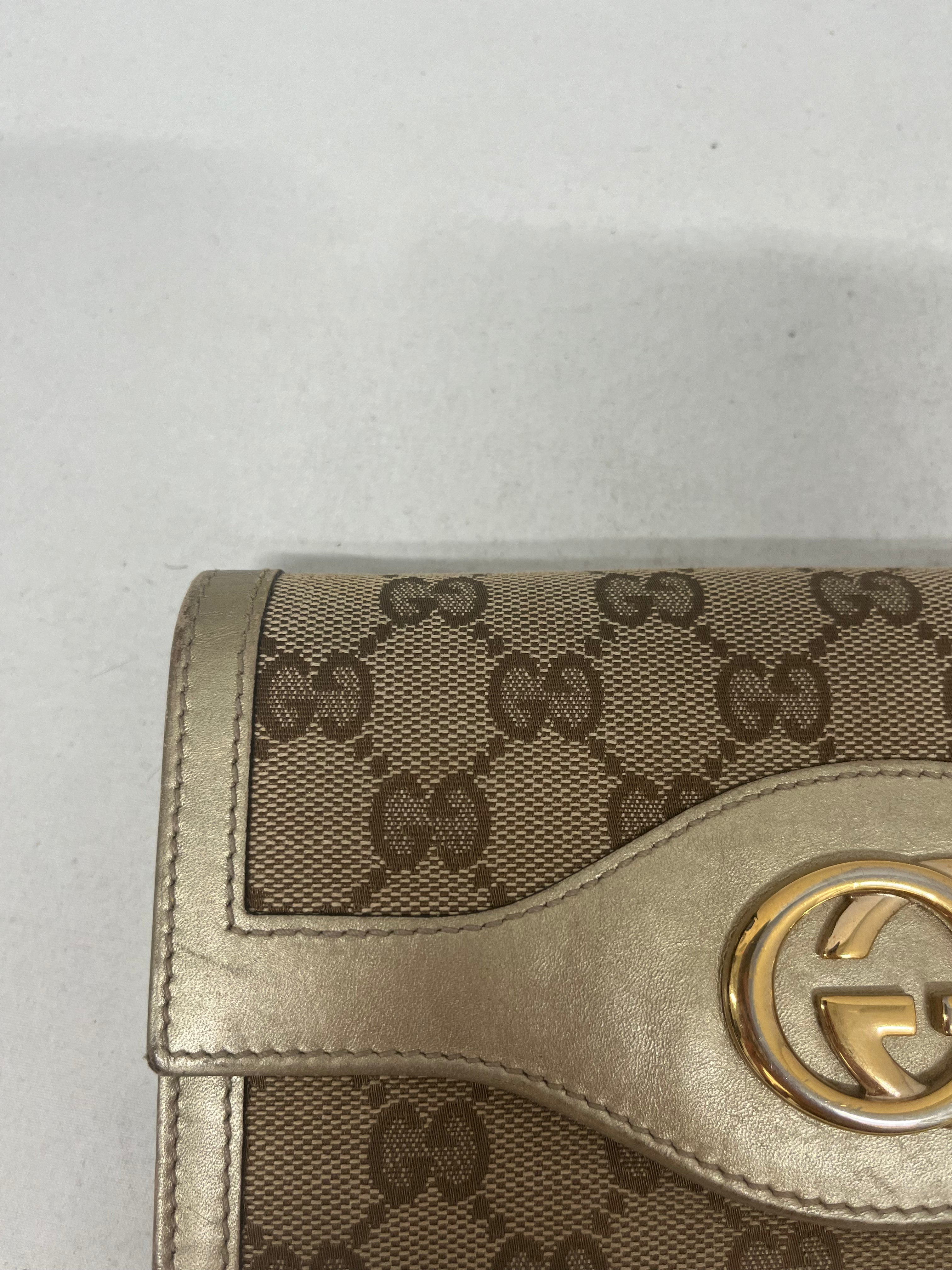 GUCCI/Trifold Wallet/Monogram/Cotton/BEG/L's/CONTINENTAL WALLET view 6