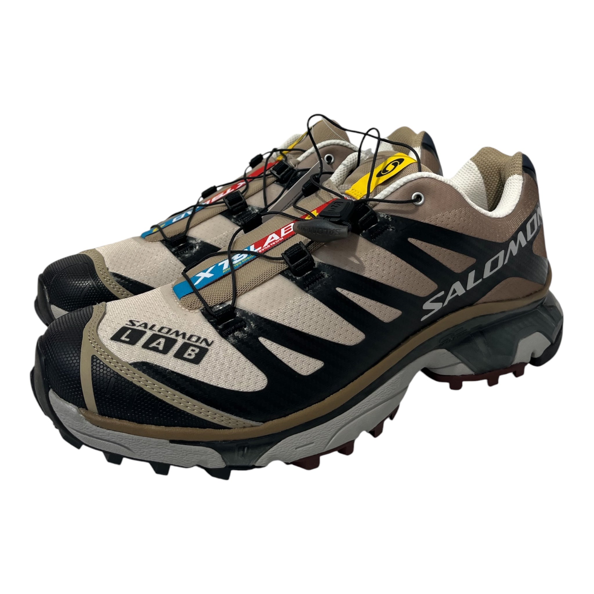 salomon/Low-Sneakers/US 11.5/Polyester/BEG/U-Tip/xt-4 og blk desert tan view 1