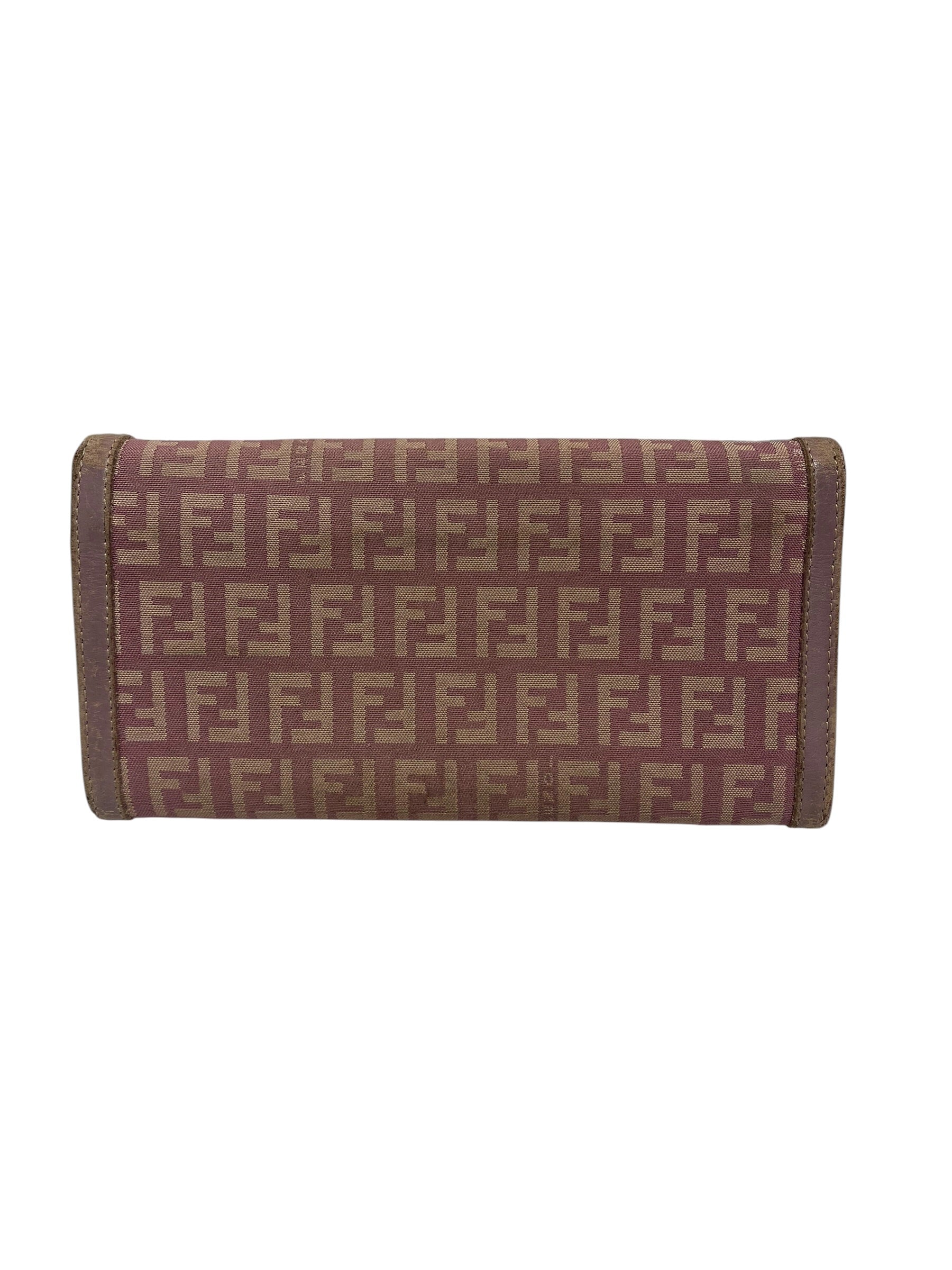 FENDI/Long Wallet/Monogram/Cotton/PPL/ZUCCHINO  LONG WALLET view 2