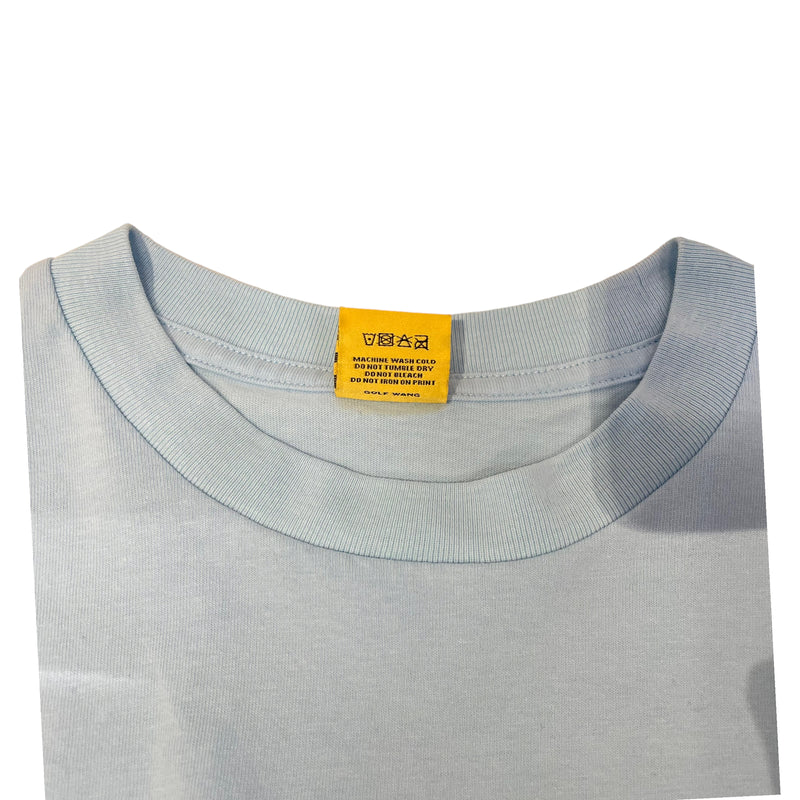 GOLF WANG/T-Shirt/M/Cotton/BLU/Graphic/
