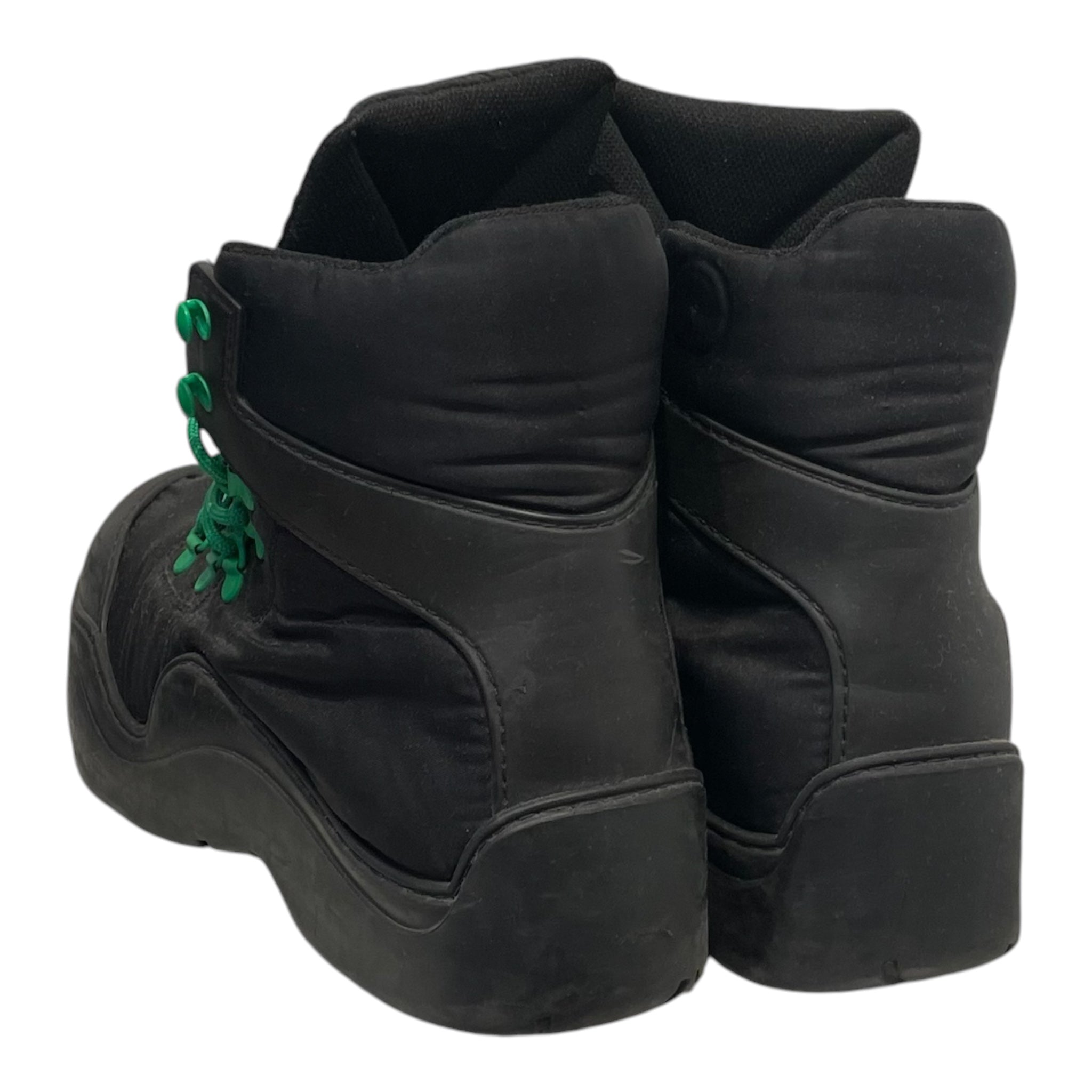 BOTTEGA VENETA/Boots/EU 40/Cotton/BLK/GRN LACES view 2