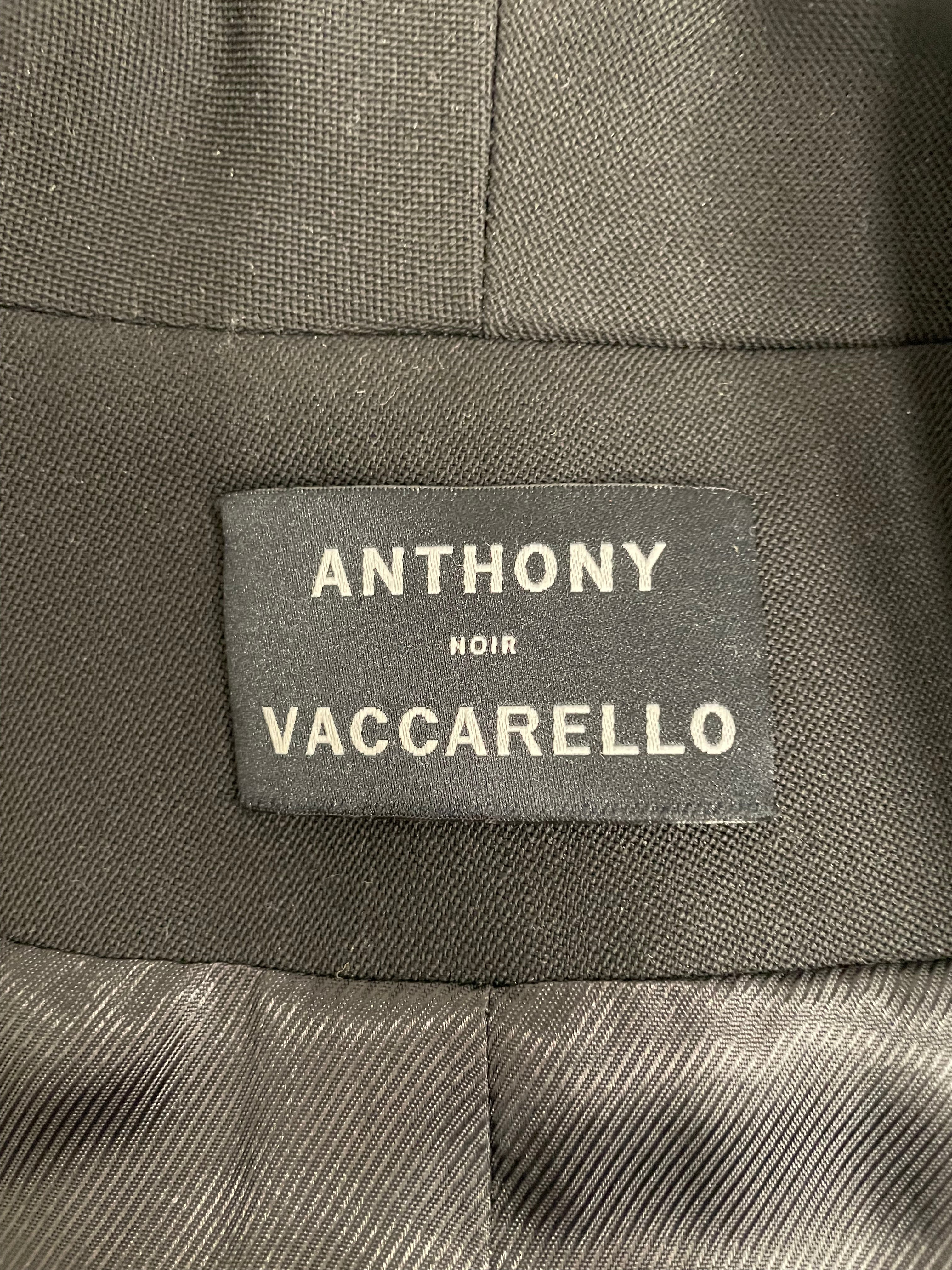 anthony vaccarello/Tailored Jkt/38/BLK/blazer view 3