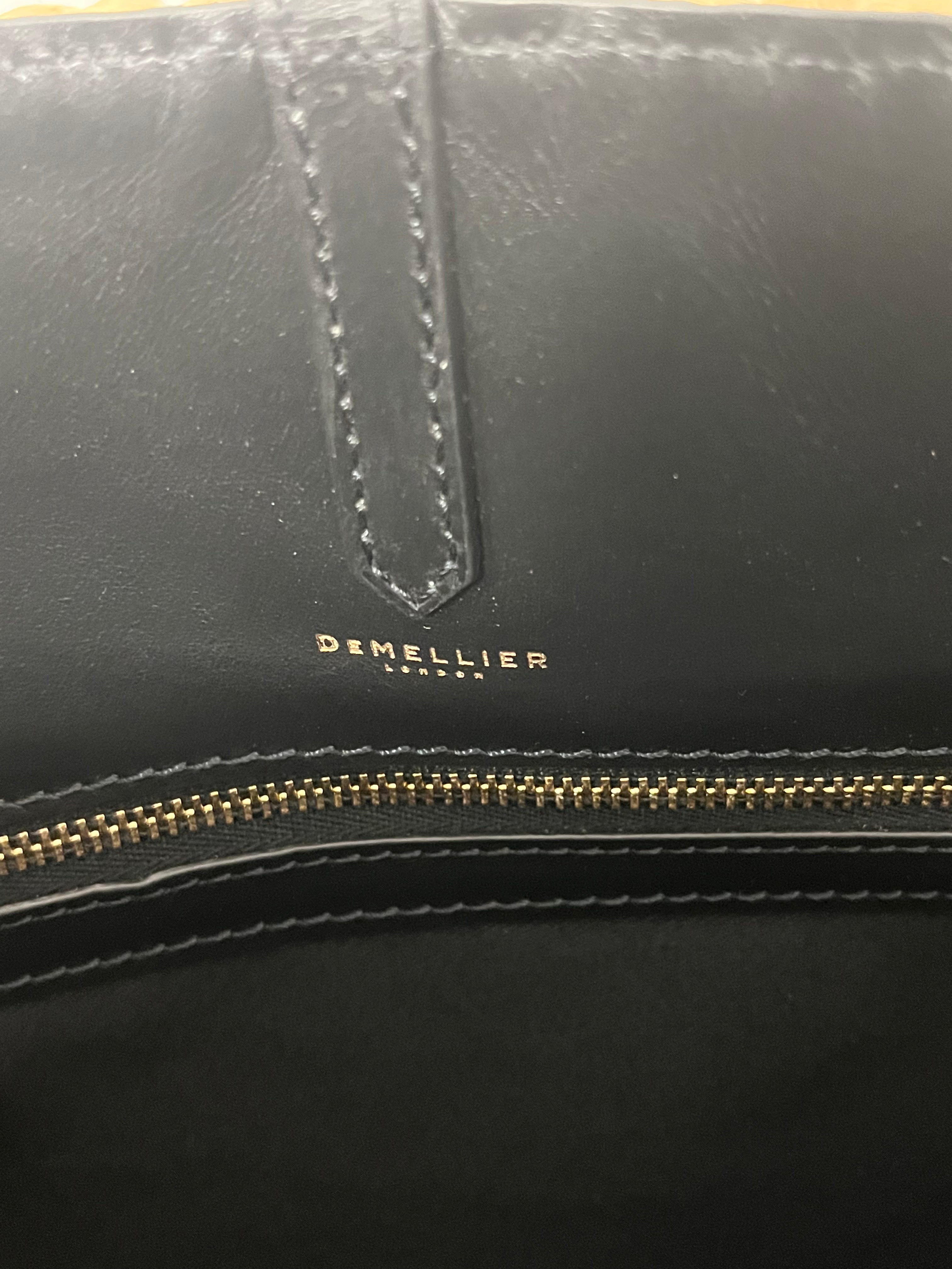 DEMELLIER/Hand Bag/Border/Leather/BEG/Straw/Leather Bag view 3