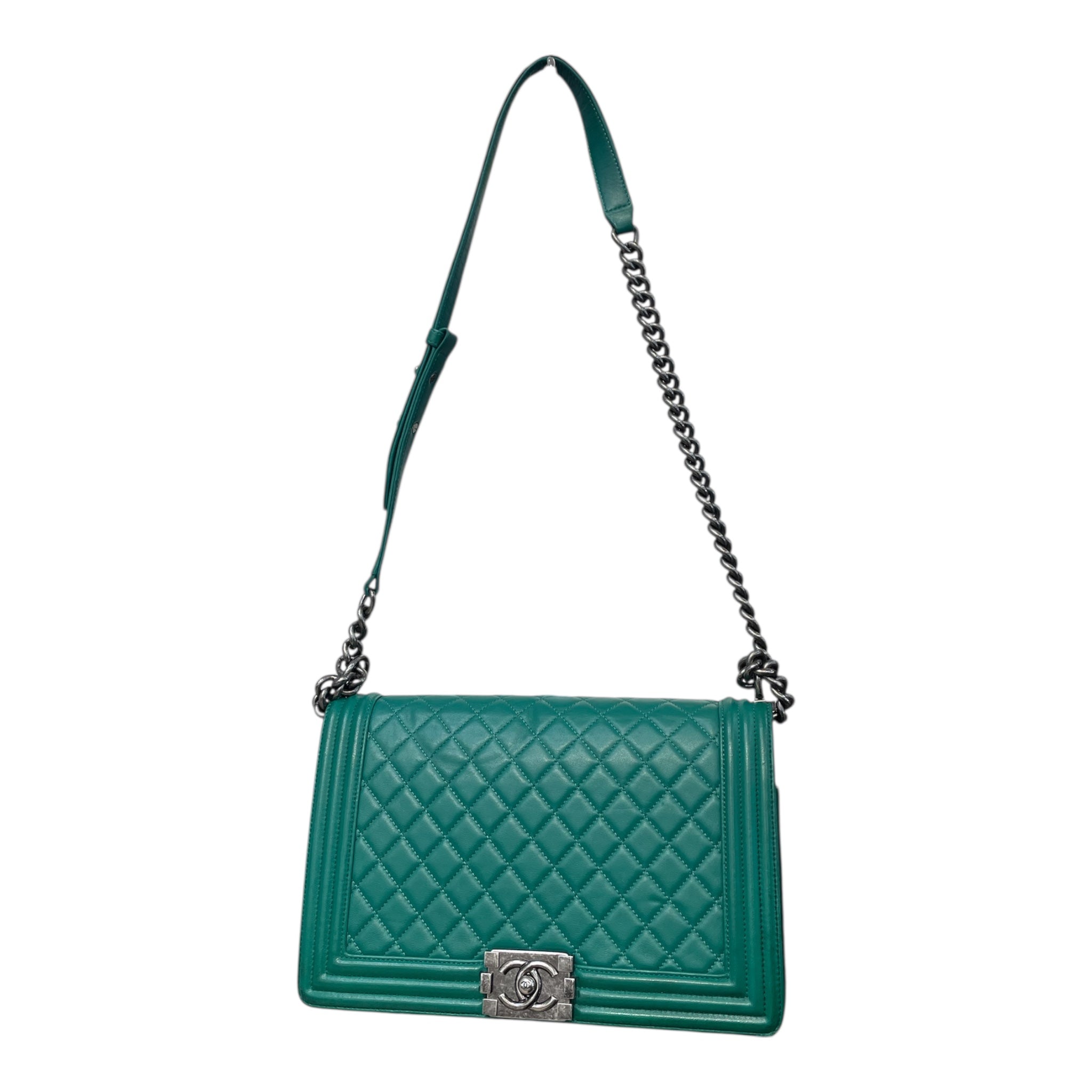 CHANEL/Bag/Leather/GRN/CHANEL BAG GRN CROSSBODY view 1