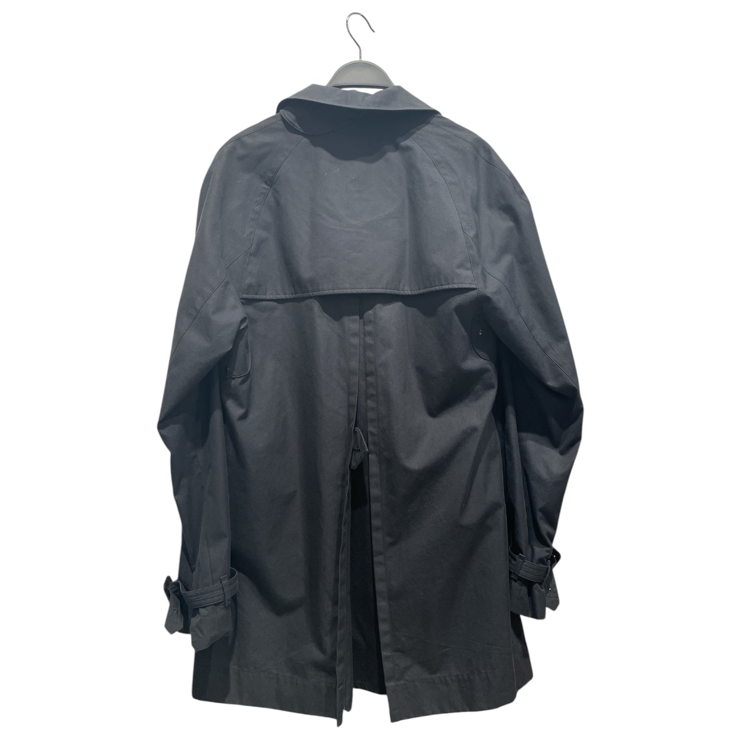 BURBERRY LONDON/Trench Coat/XL/Cotton/NVY/Navy Black Button Trench Coat view 2