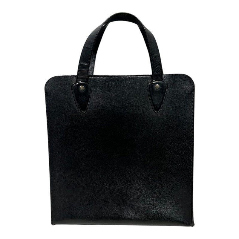 Maison Margiela/Bag/Leather/BLK/LEATHER TOTE BAG STURDY