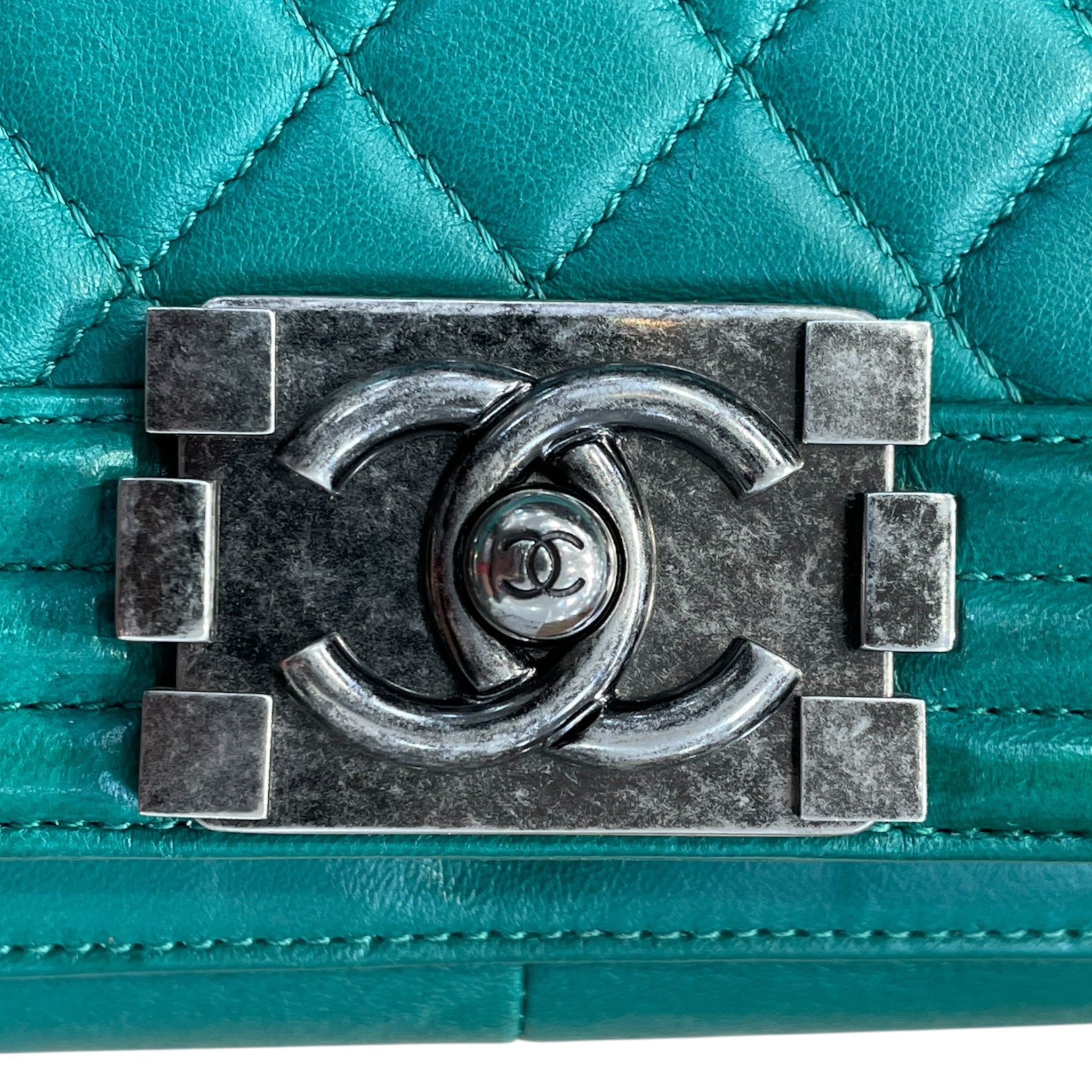 CHANEL/Bag/Leather/GRN/CHANEL BAG GRN CROSSBODY view 4