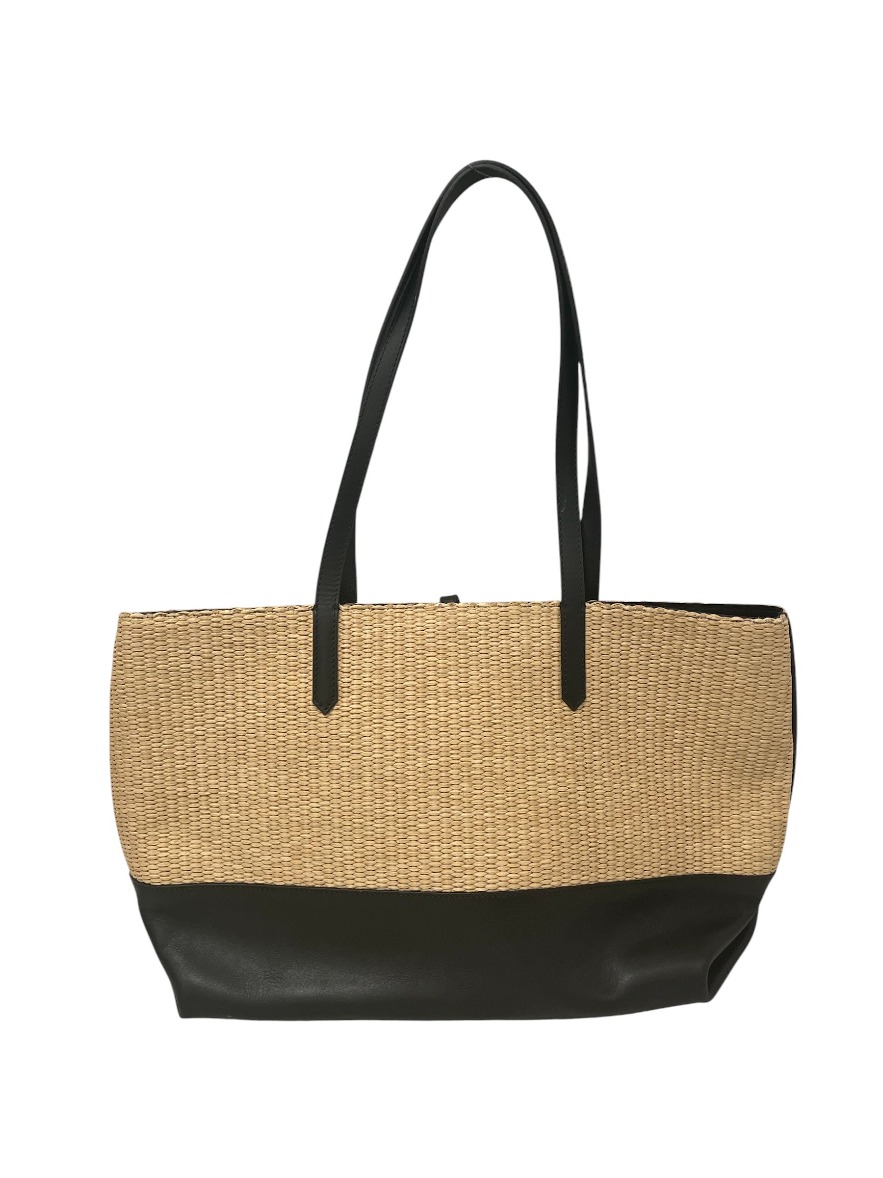 DEMELLIER/Hand Bag/Border/Leather/BEG/Straw/Leather Bag view 2