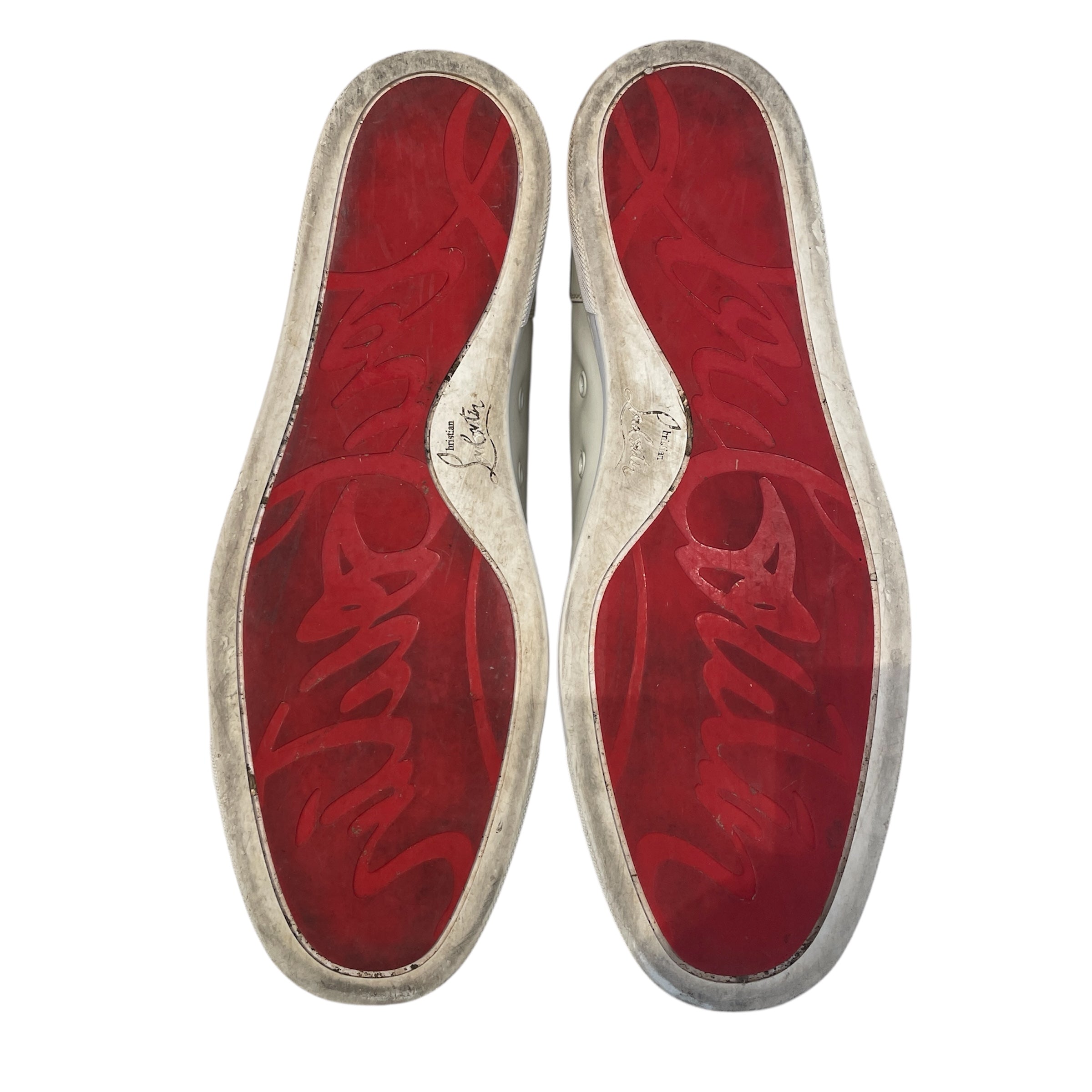 Christian Louboutin/Sandals/EU 45.5/Leather/WHT/ view 3