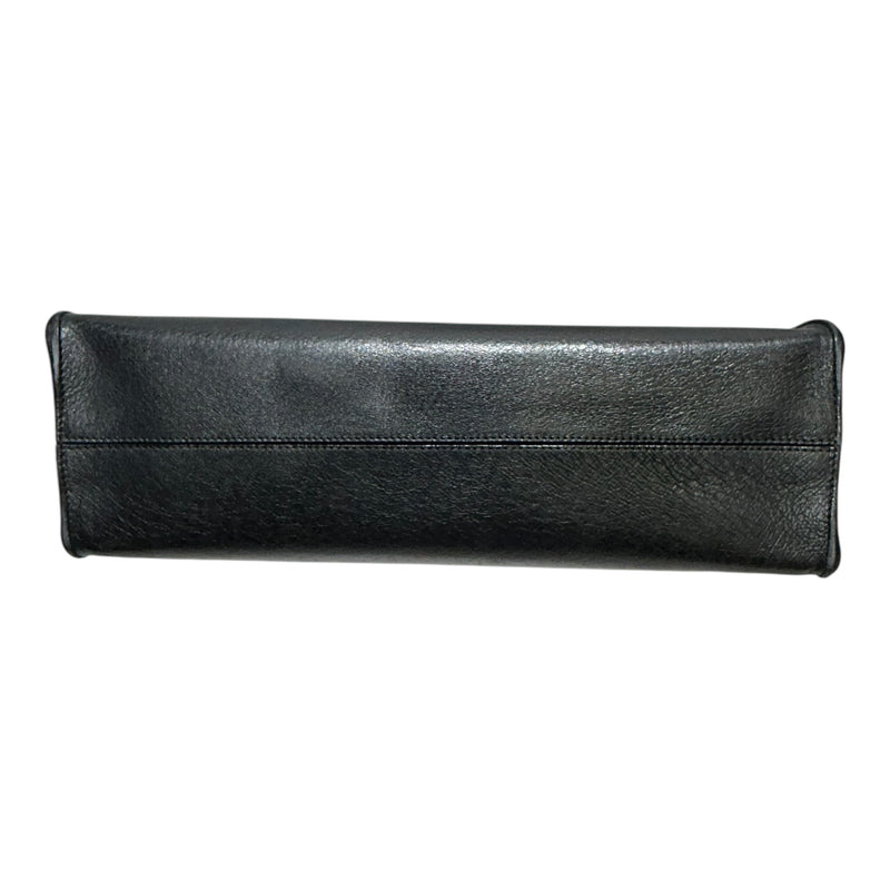 Maison Margiela/Bag/Leather/BLK/LEATHER TOTE BAG STURDY
