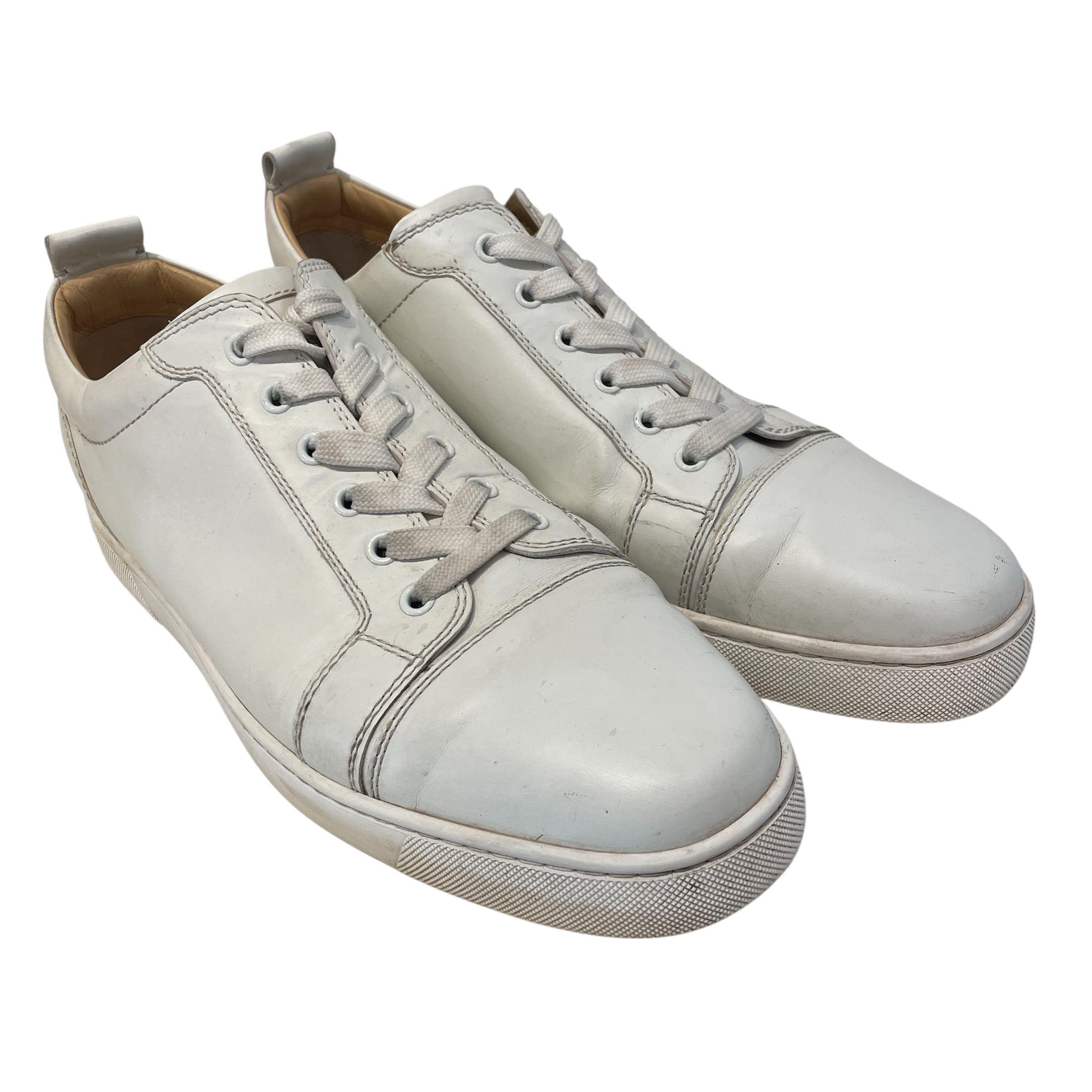 Christian Louboutin/Sandals/EU 45.5/Leather/WHT/ view 1