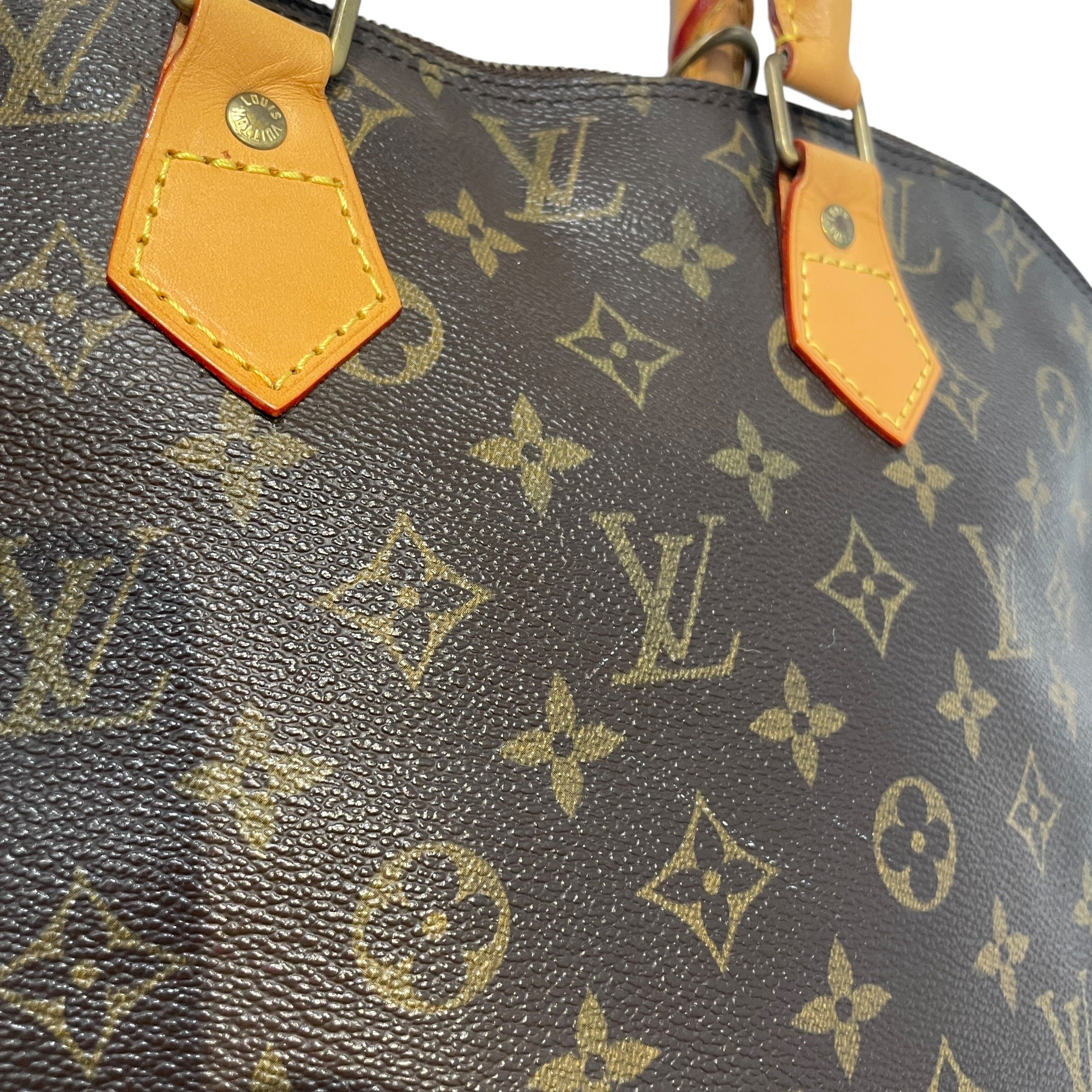 LOUIS VUITTON/Hand Bag/Monogram/Leather/BRW/Alma PM view 3