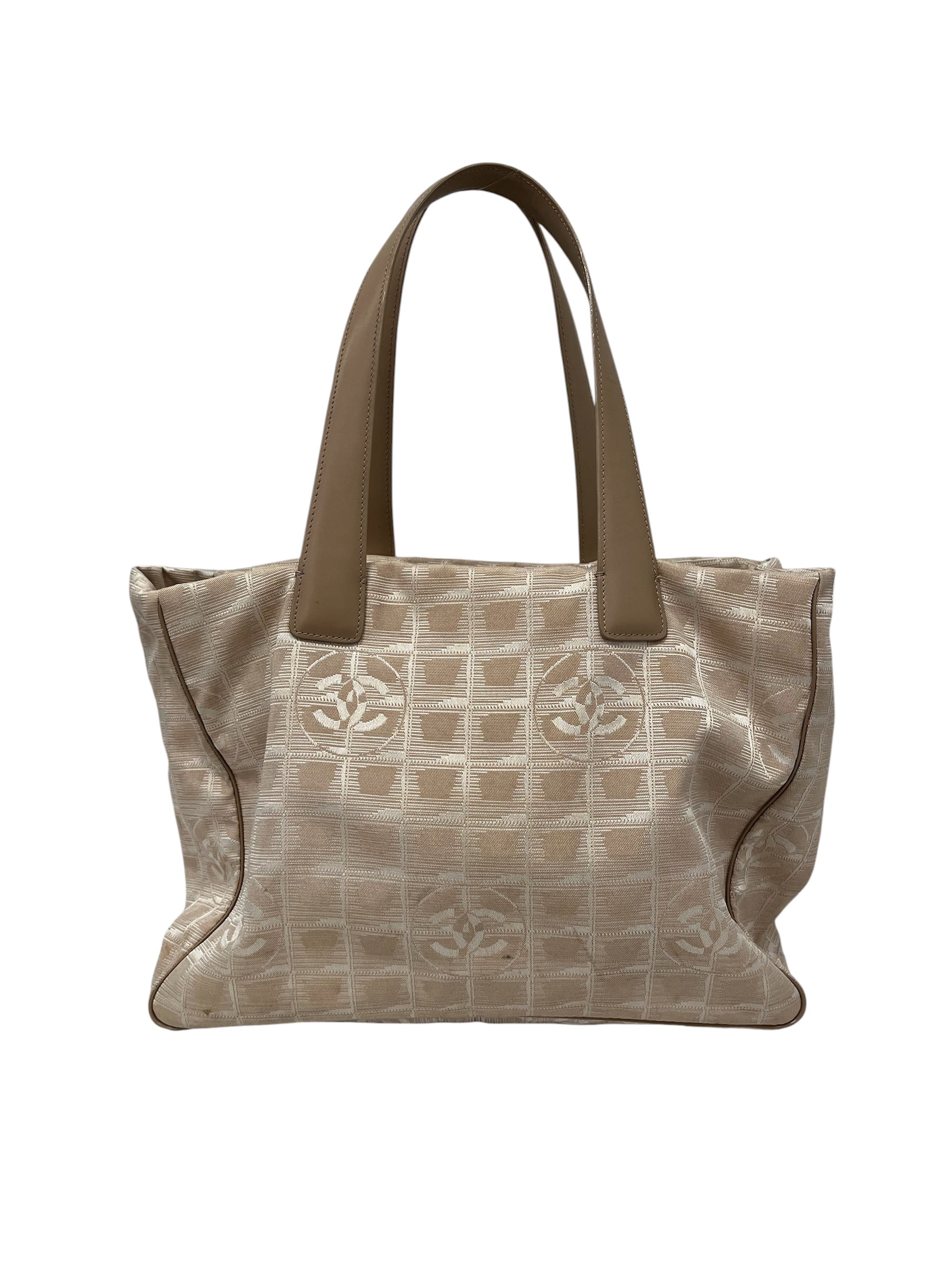 CHANEL/Hand Bag/Monogram/Nylon/CRM/TRAVEL TOTE 10832399 view 1
