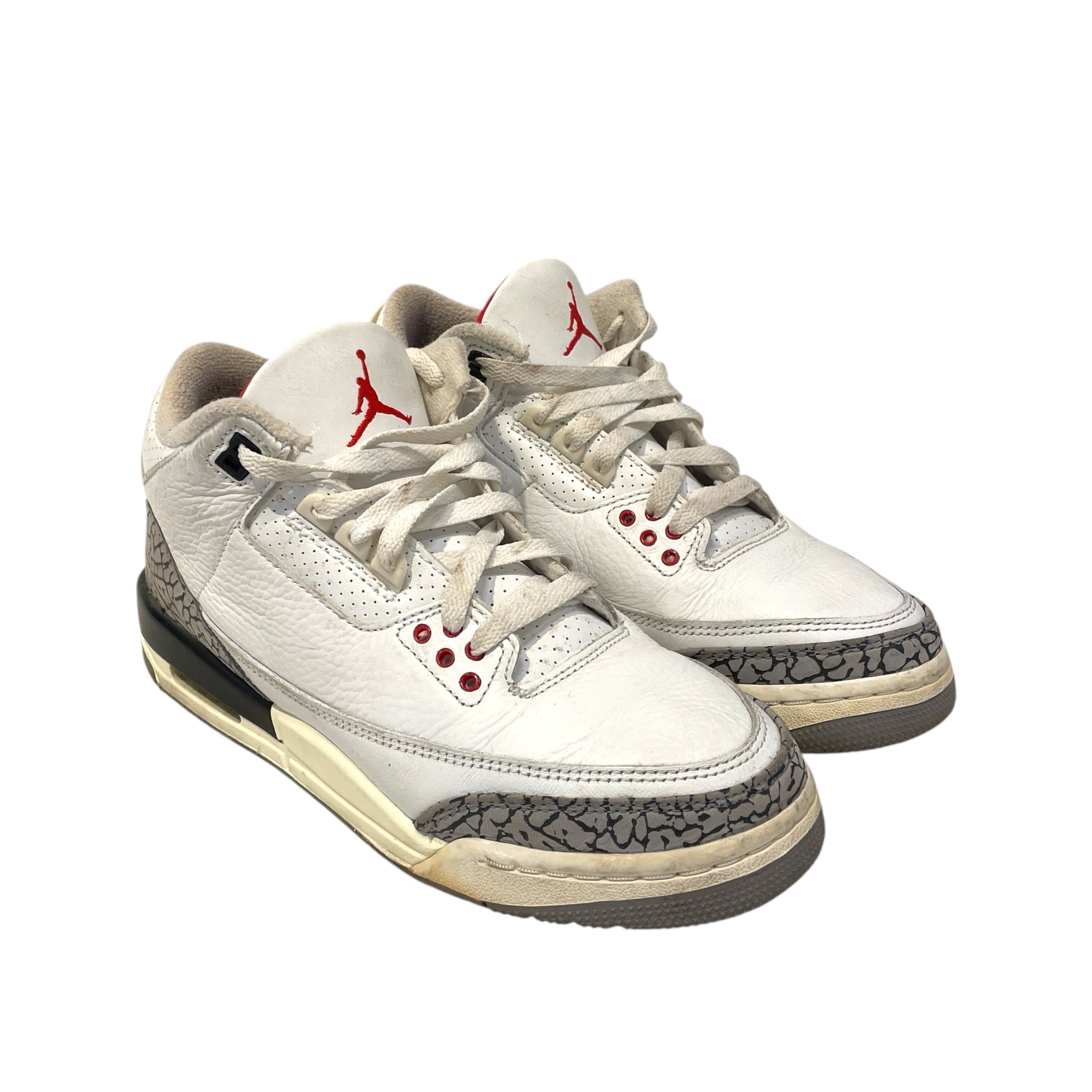 NIKE/AIR JORDAN 3 RETRO GS/Hi-Sneakers/US 7/WHT/DM0967-100 view 1