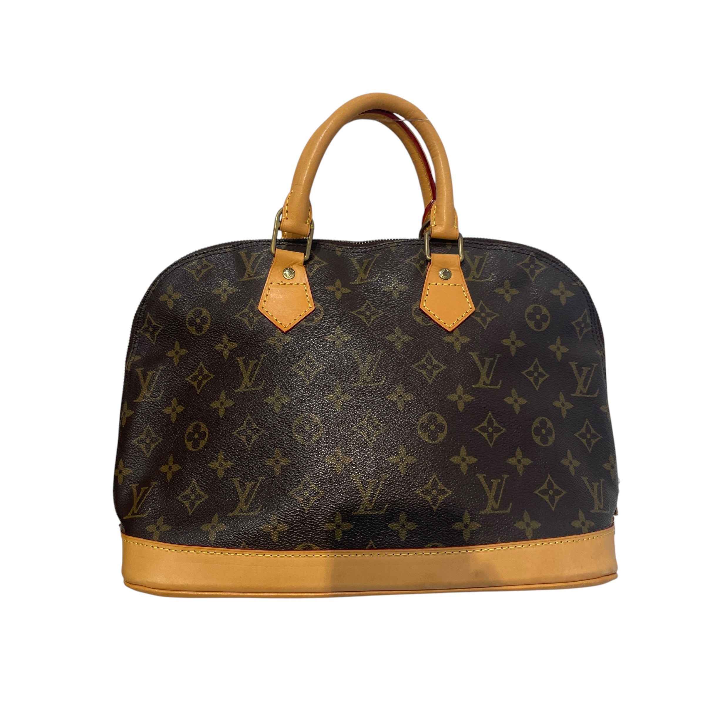 LOUIS VUITTON/Hand Bag/Monogram/Leather/BRW/Alma PM view 2