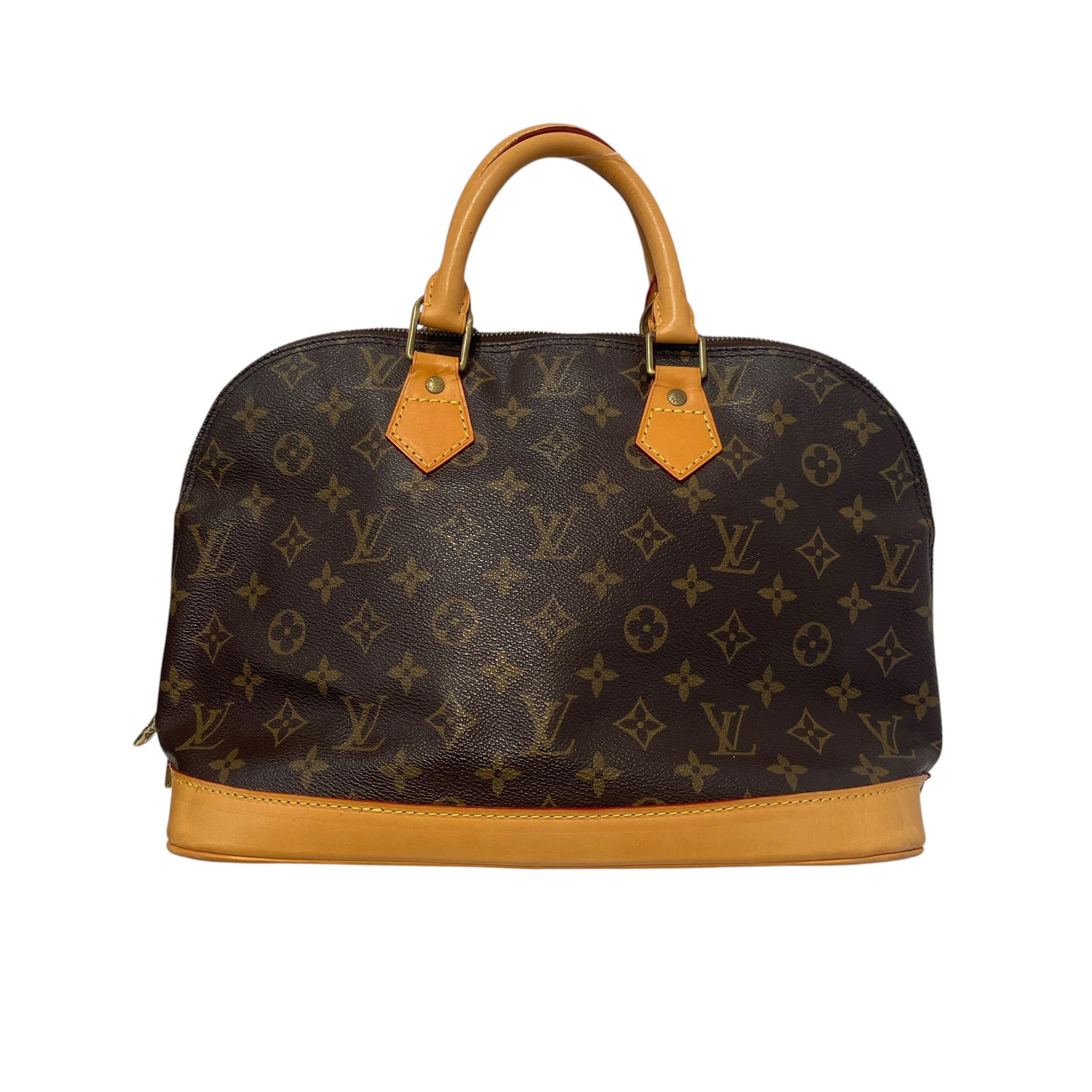 LOUIS VUITTON/Hand Bag/Monogram/Leather/BRW/Alma PM view 1