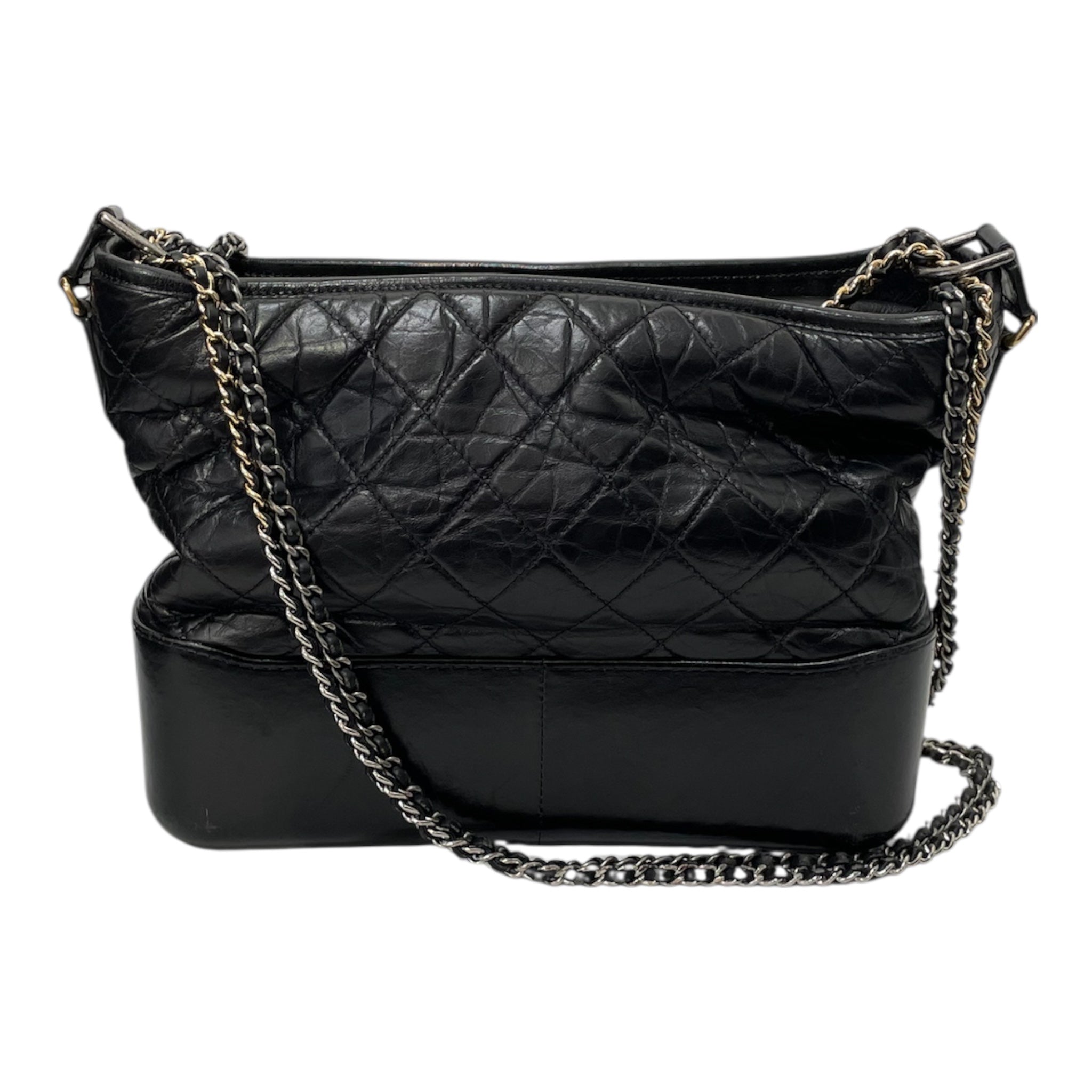 CHANEL/Cross Body Bag/M/Leather/BLK/GABRIELLE LEATHER CROSSBODY view 2