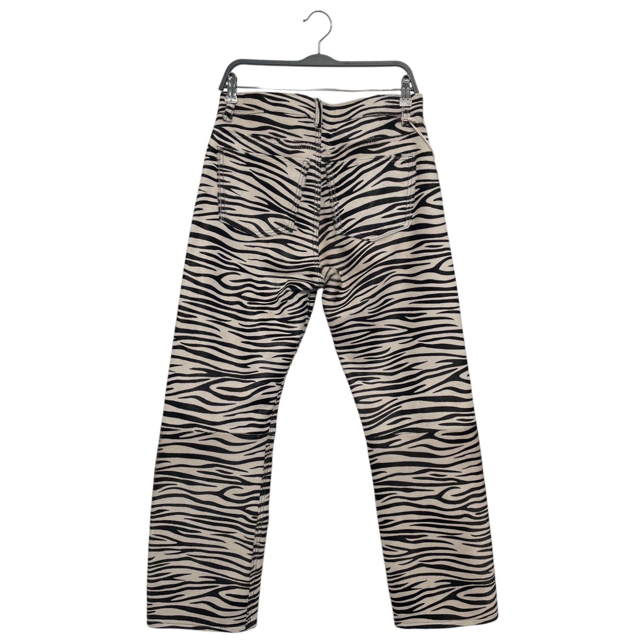 DENIM TEARS/Pants/M/Leather/WHT/Animal Pattern/ view 2