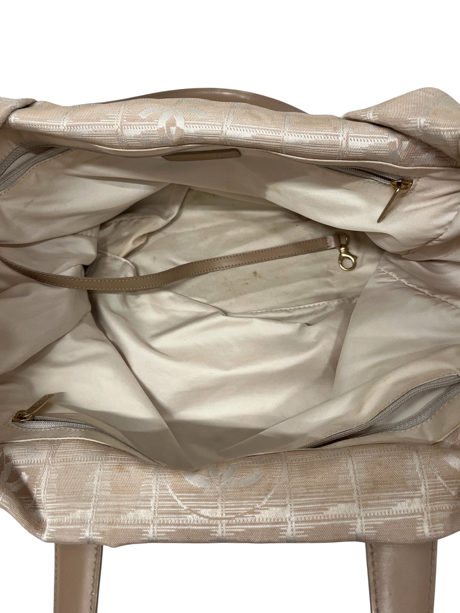 CHANEL/Hand Bag/Monogram/Nylon/CRM/TRAVEL TOTE 10832399 view 4