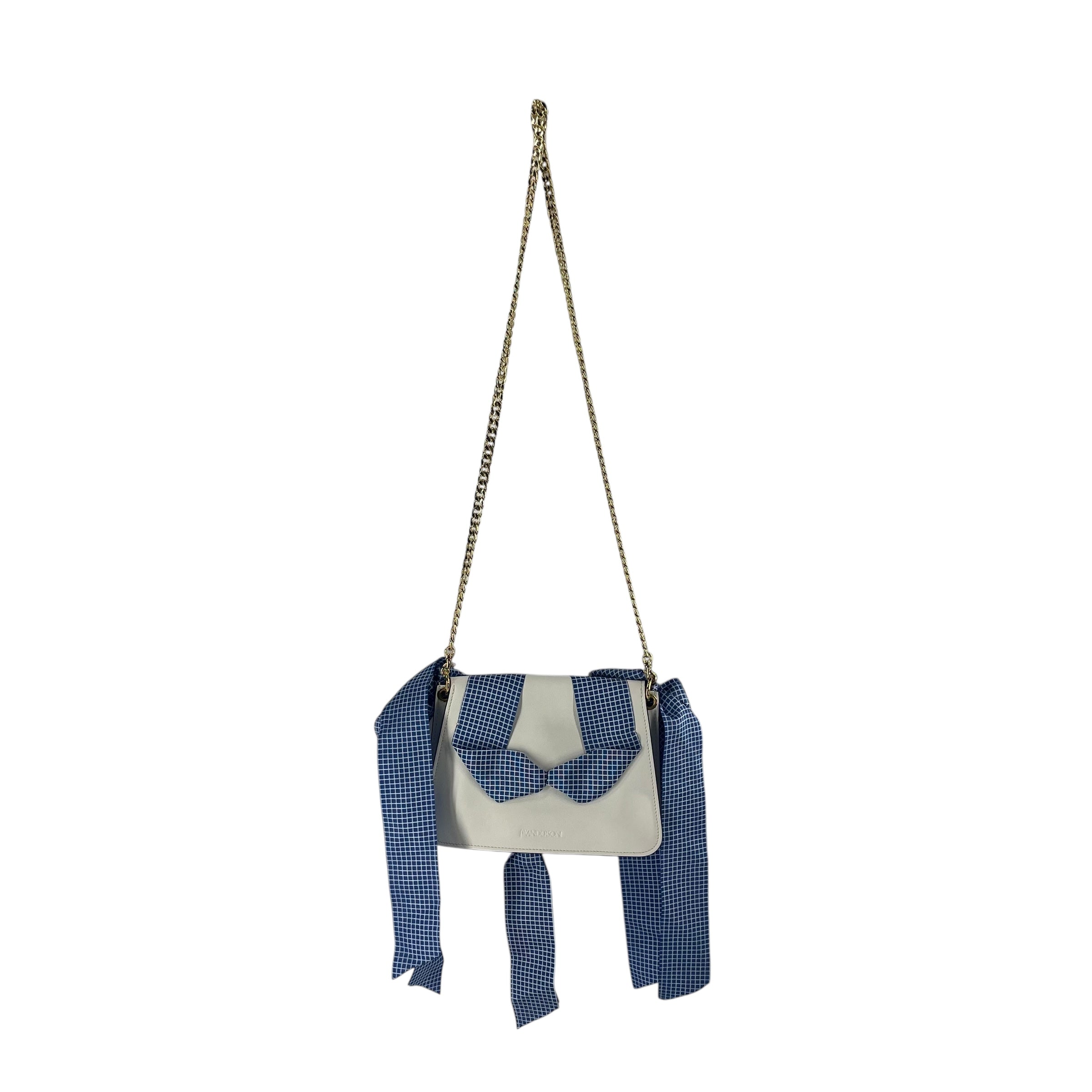 JW ANDERSON(J.W.ANDERSON)/Cross Body Bag/Leather/WHT/BLU WHT RIBBON GOLD CHAIN view 2