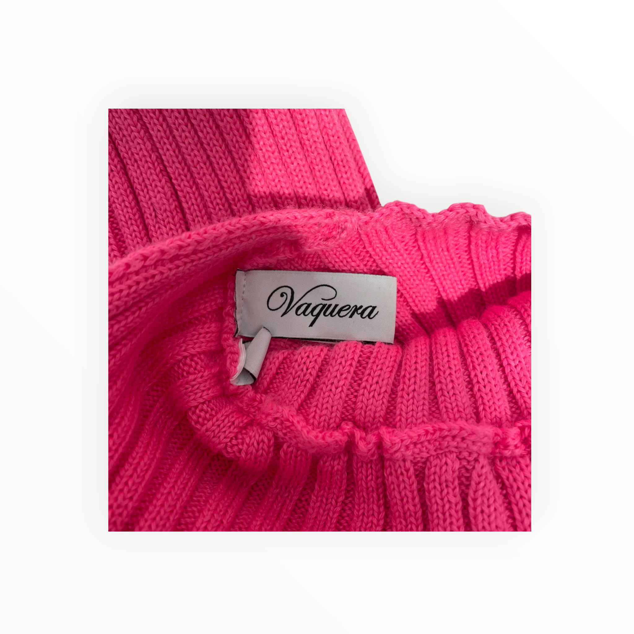 Vaquera/Cut & Sew/S/Wool/PNK/SLEEVE TOP view 3