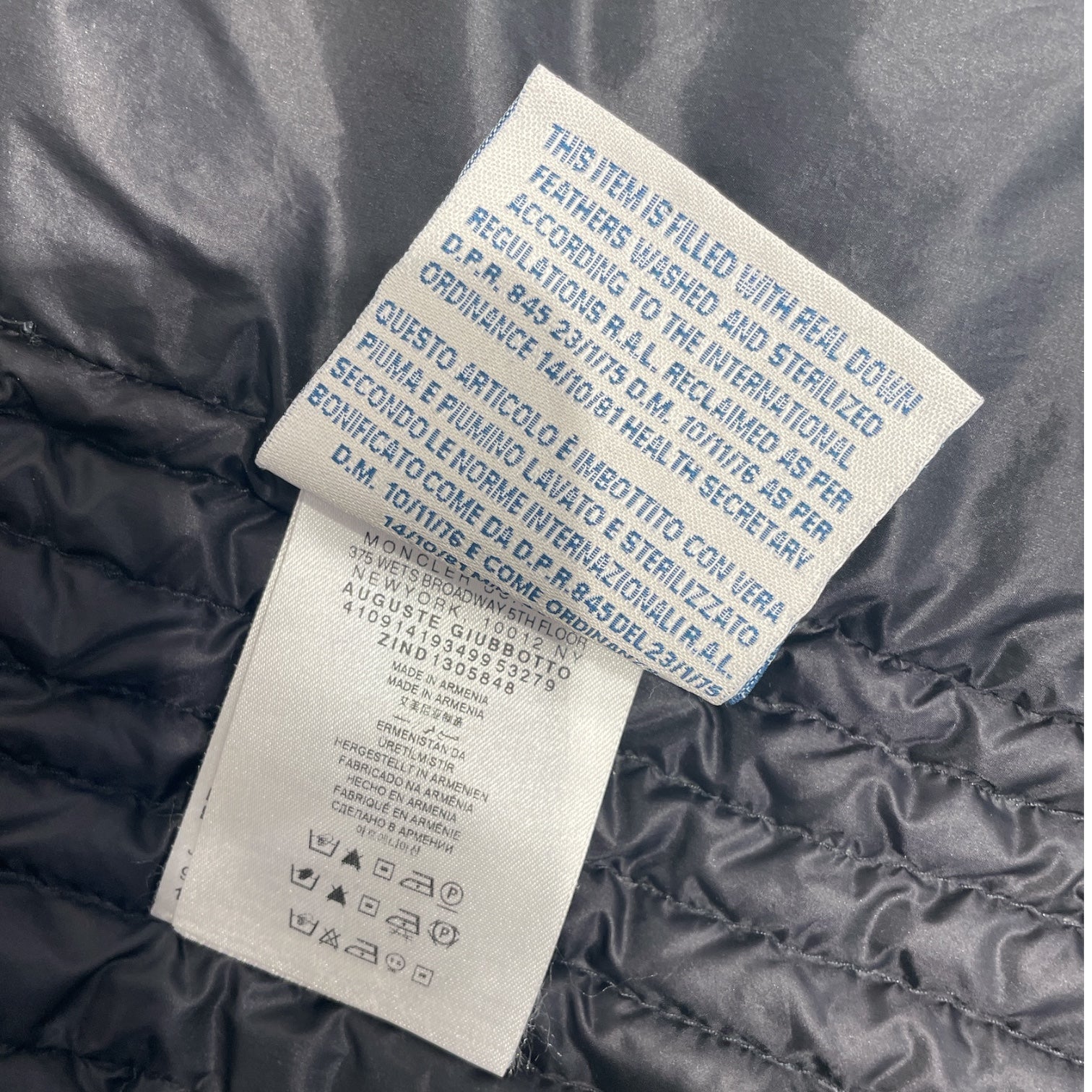 MONCLER/Puffer Coat/S/Nylon/BLK/Daniel Down Jacket view 4