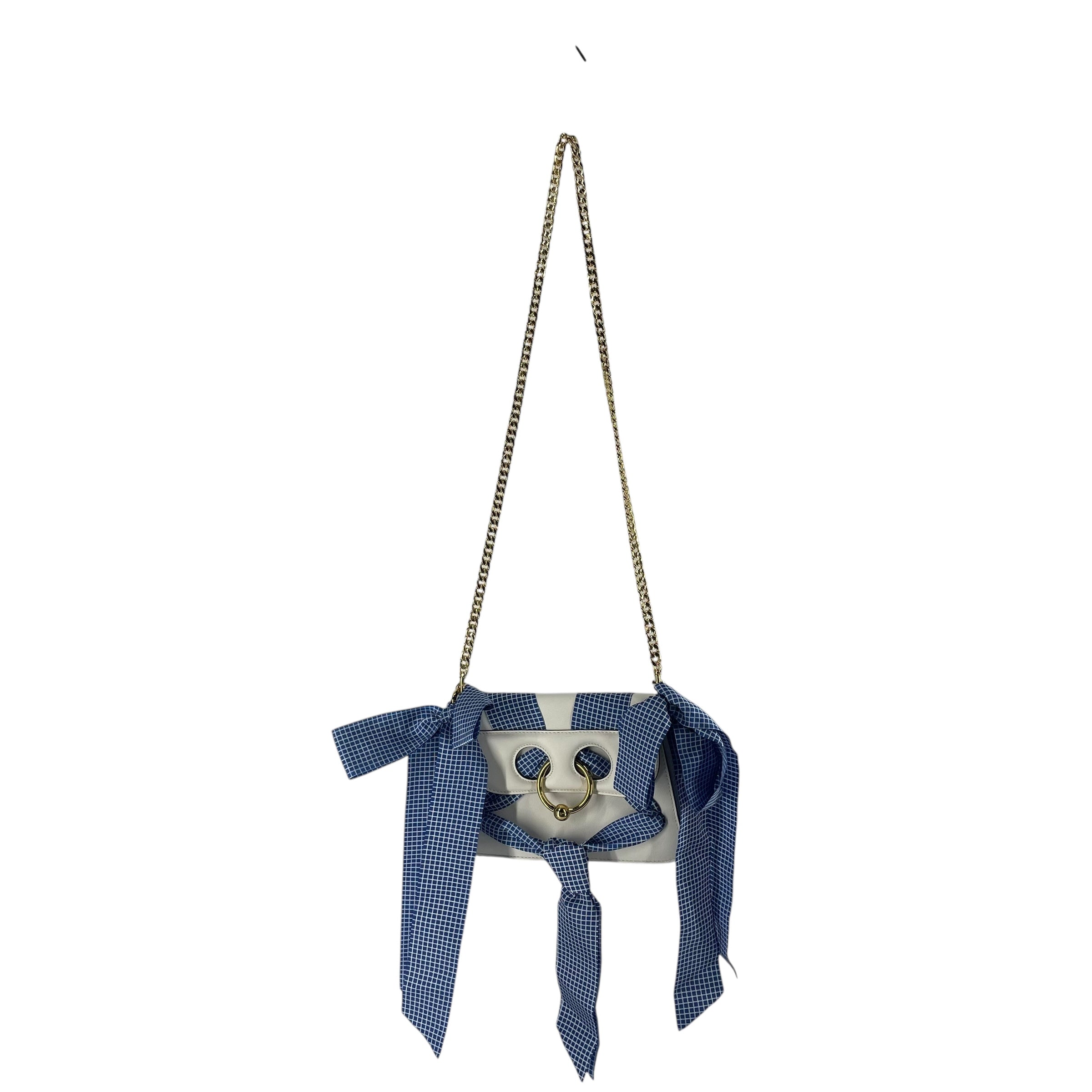 JW ANDERSON(J.W.ANDERSON)/Cross Body Bag/Leather/WHT/BLU WHT RIBBON GOLD CHAIN view 1