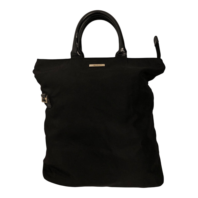 GUCCI/Cross Body Bag/Nylon/BLK/Gucci Nylon bag
