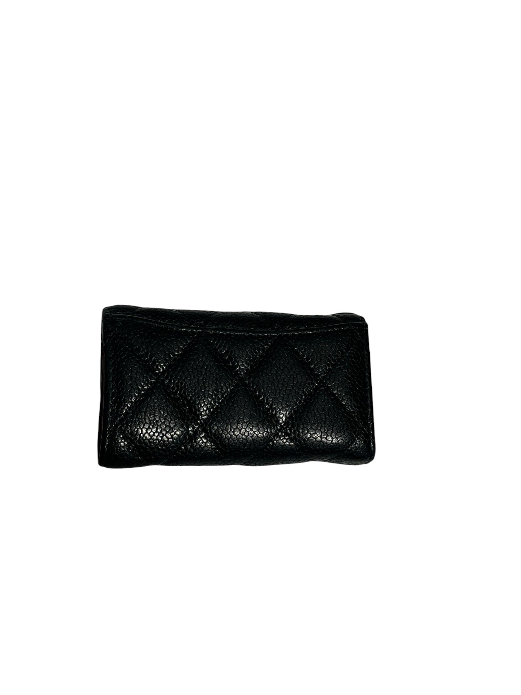 CHANEL/Wallet/Leather/BLK/Caviar Key Wallet view 2