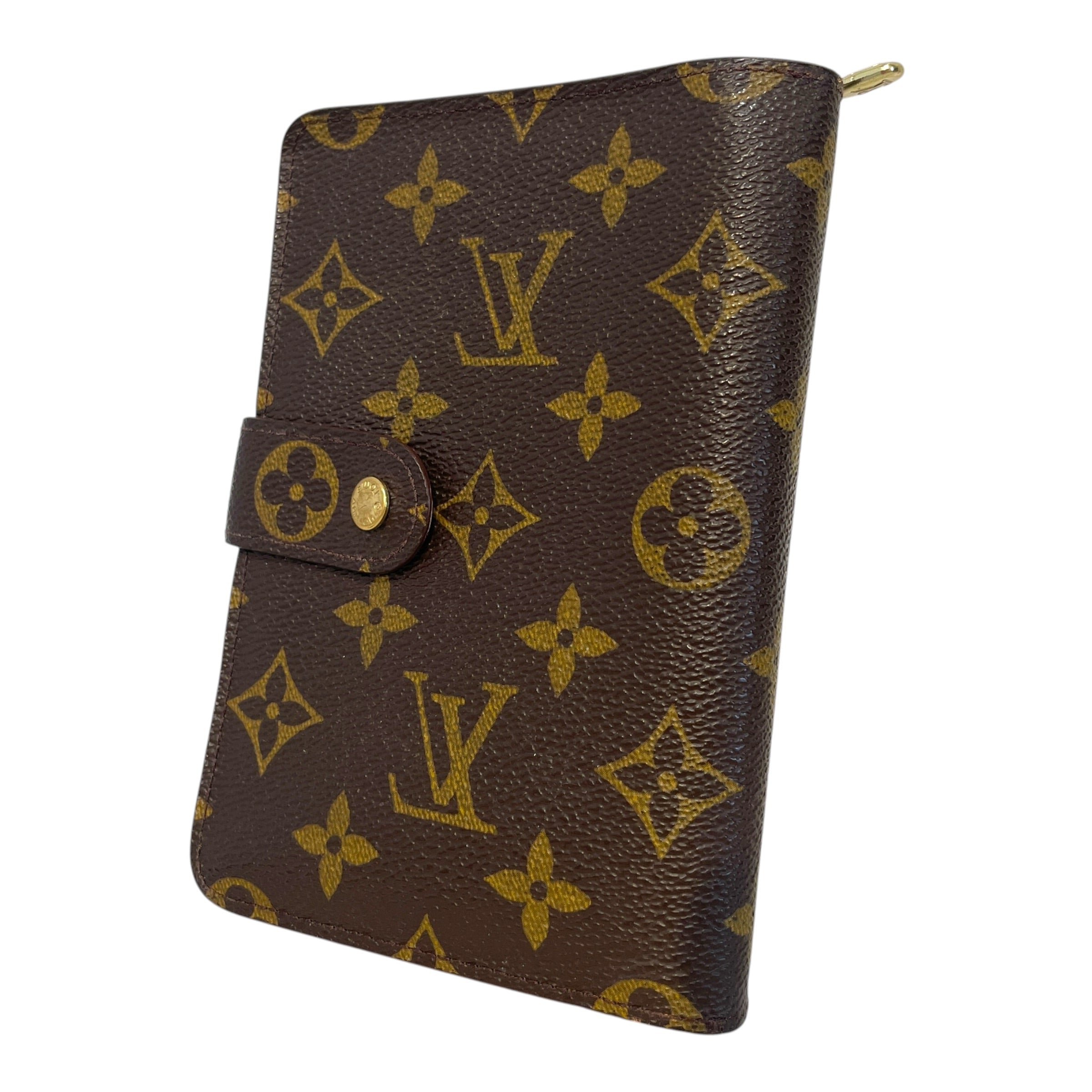 LOUIS VUITTON/Planner Cover/Monogram/Leather/BRW/Ring Agenda Cover view 1