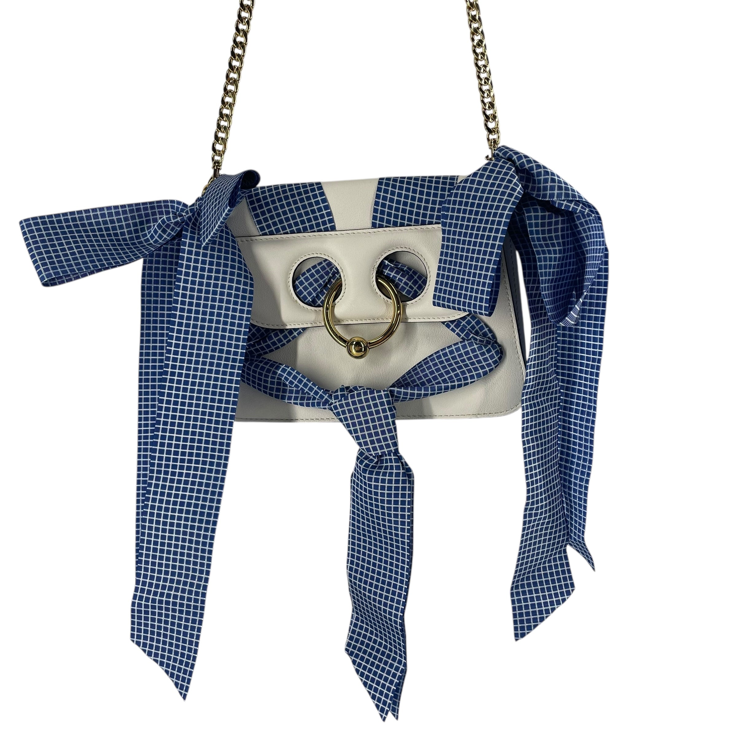 JW ANDERSON(J.W.ANDERSON)/Cross Body Bag/Leather/WHT/BLU WHT RIBBON GOLD CHAIN view 5