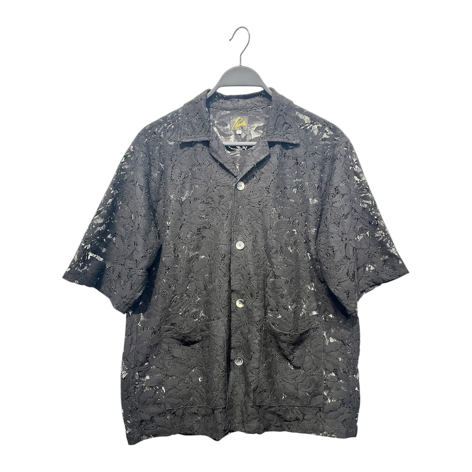 Needles/Shirt/M/Cotton/BLK/Floral Pattern/ view 1