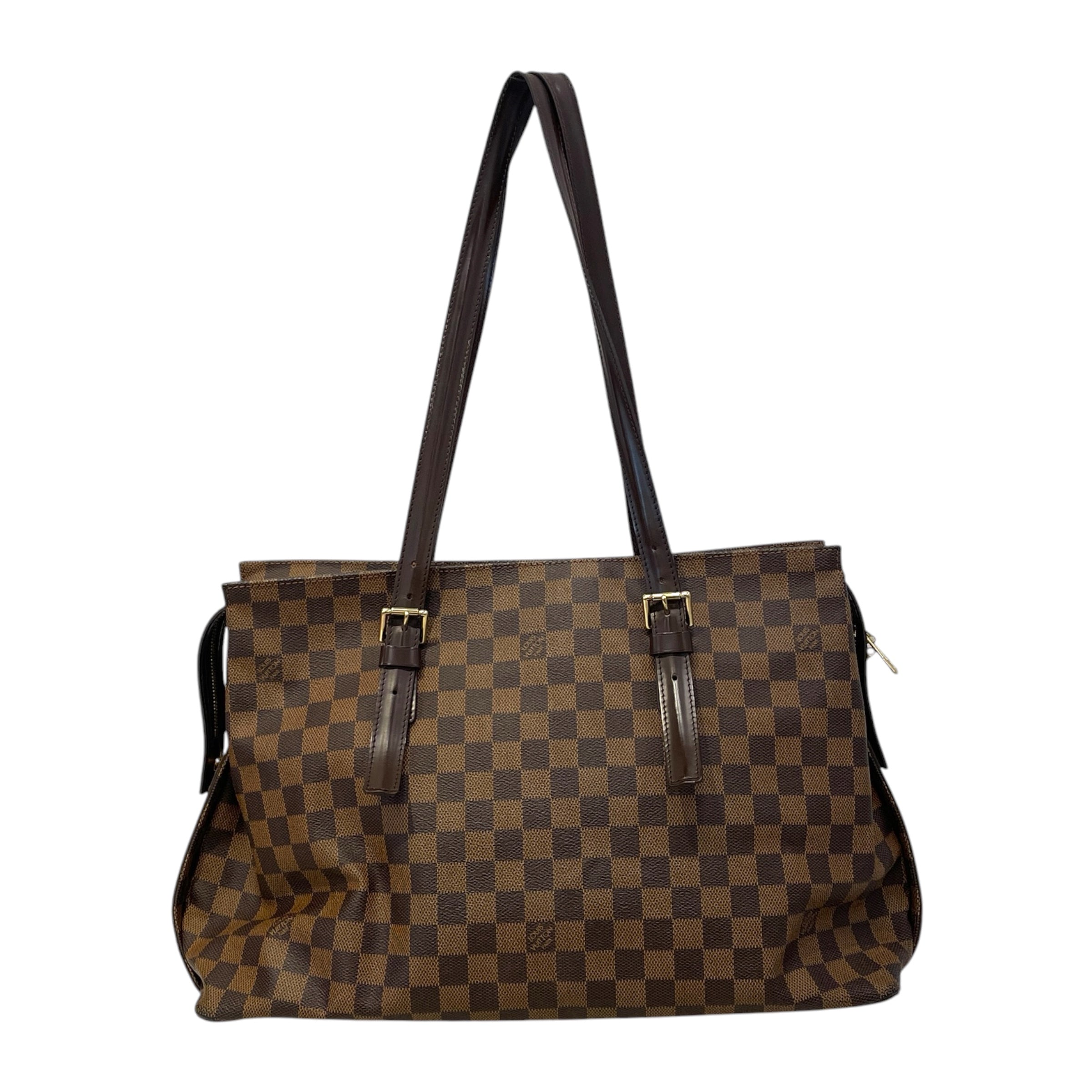 LOUIS VUITTON/Cross Body Bag/Monogram/Leather/BEG/mahina beaubourg hobo MM view 1