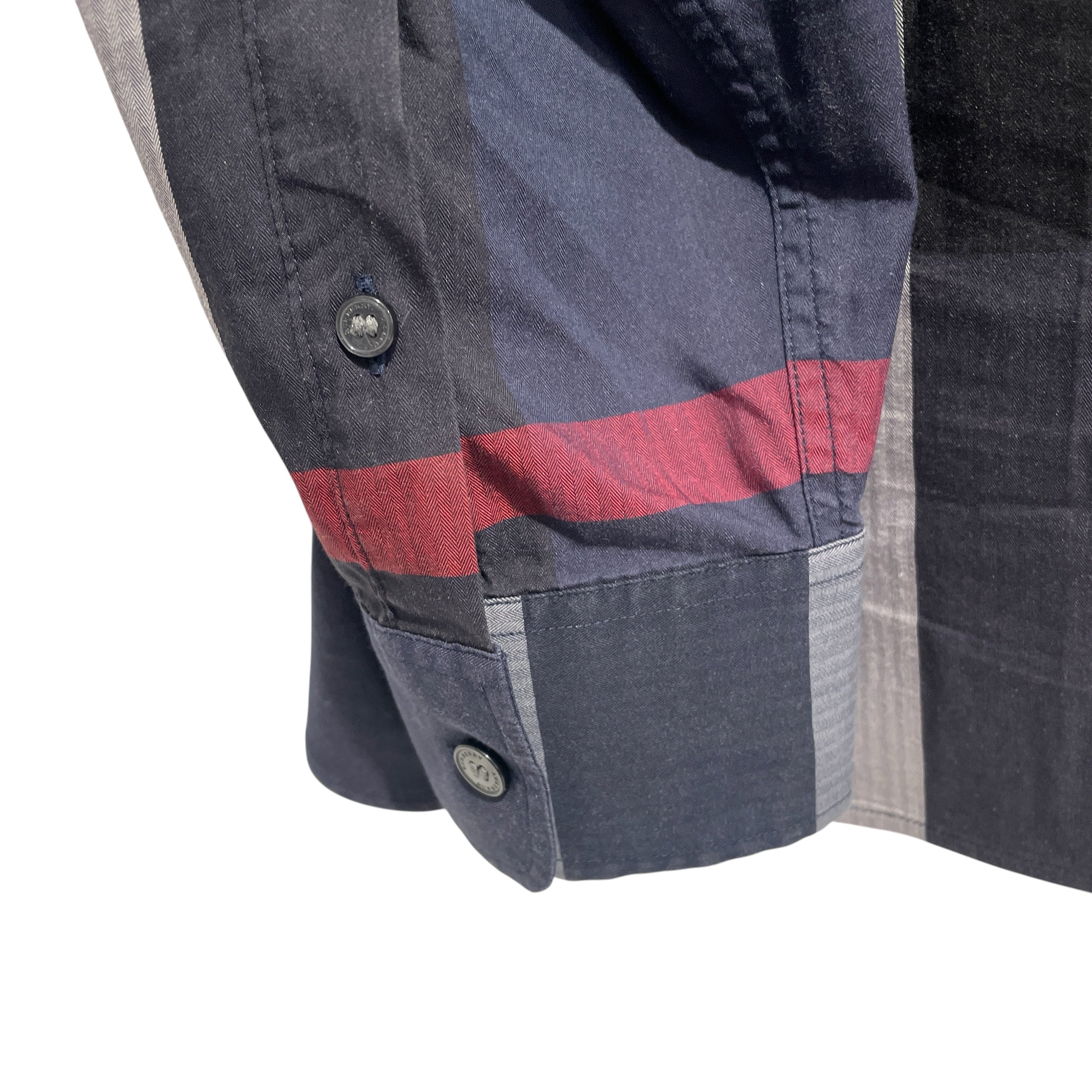 BURBERRY LONDON/LS Shirt/XXL/Cotton/NVY/Plaid/Navy Nova Check Shirt view 7
