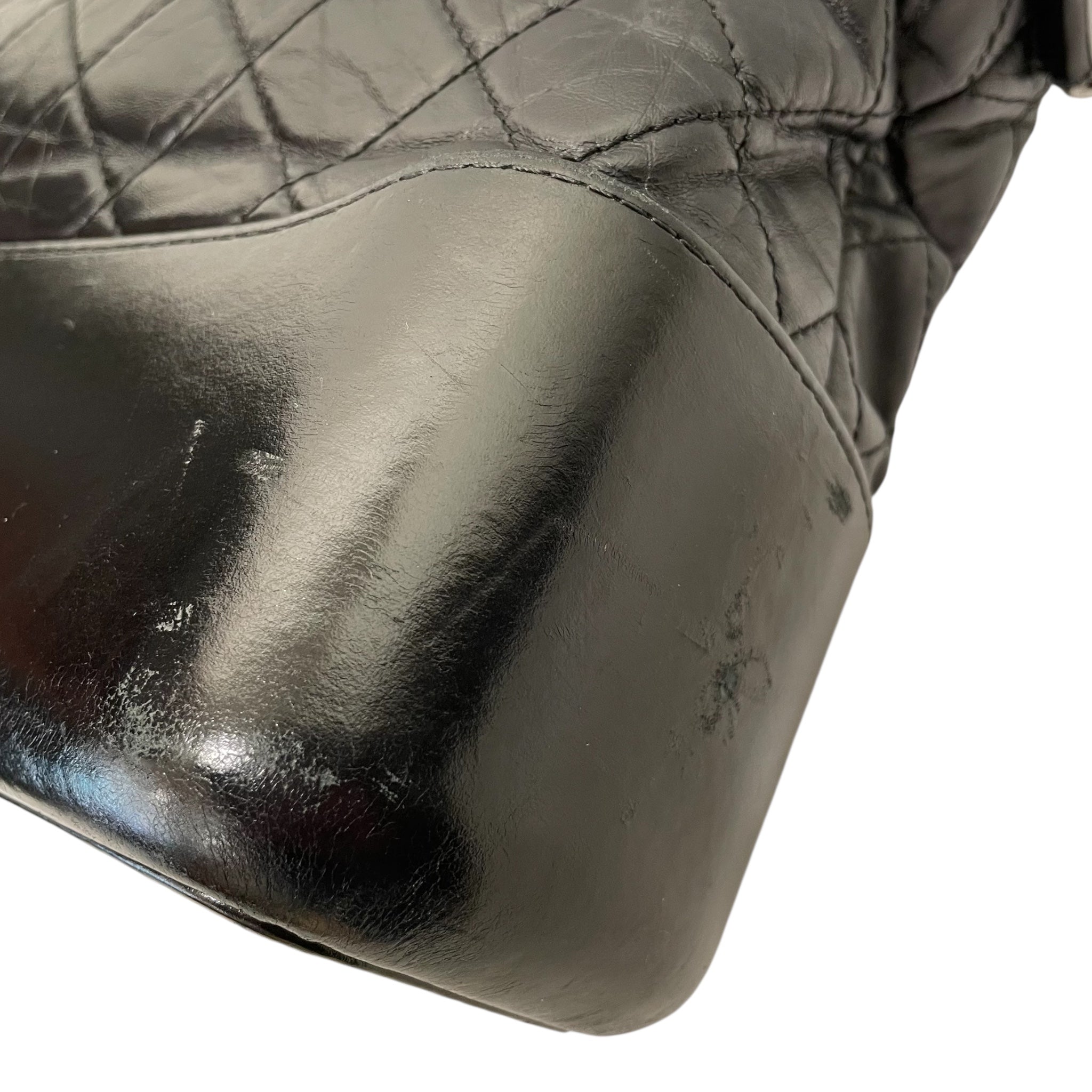CHANEL/Cross Body Bag/M/Leather/BLK/GABRIELLE LEATHER CROSSBODY view 8