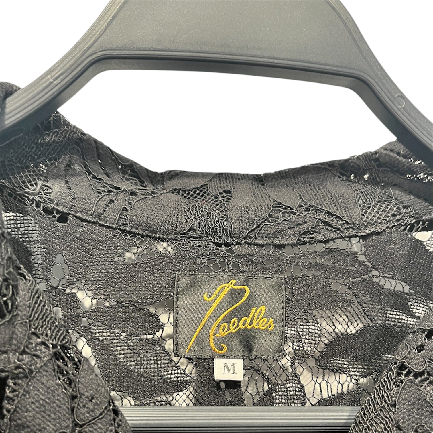 Needles/Shirt/M/Cotton/BLK/Floral Pattern/ view 3