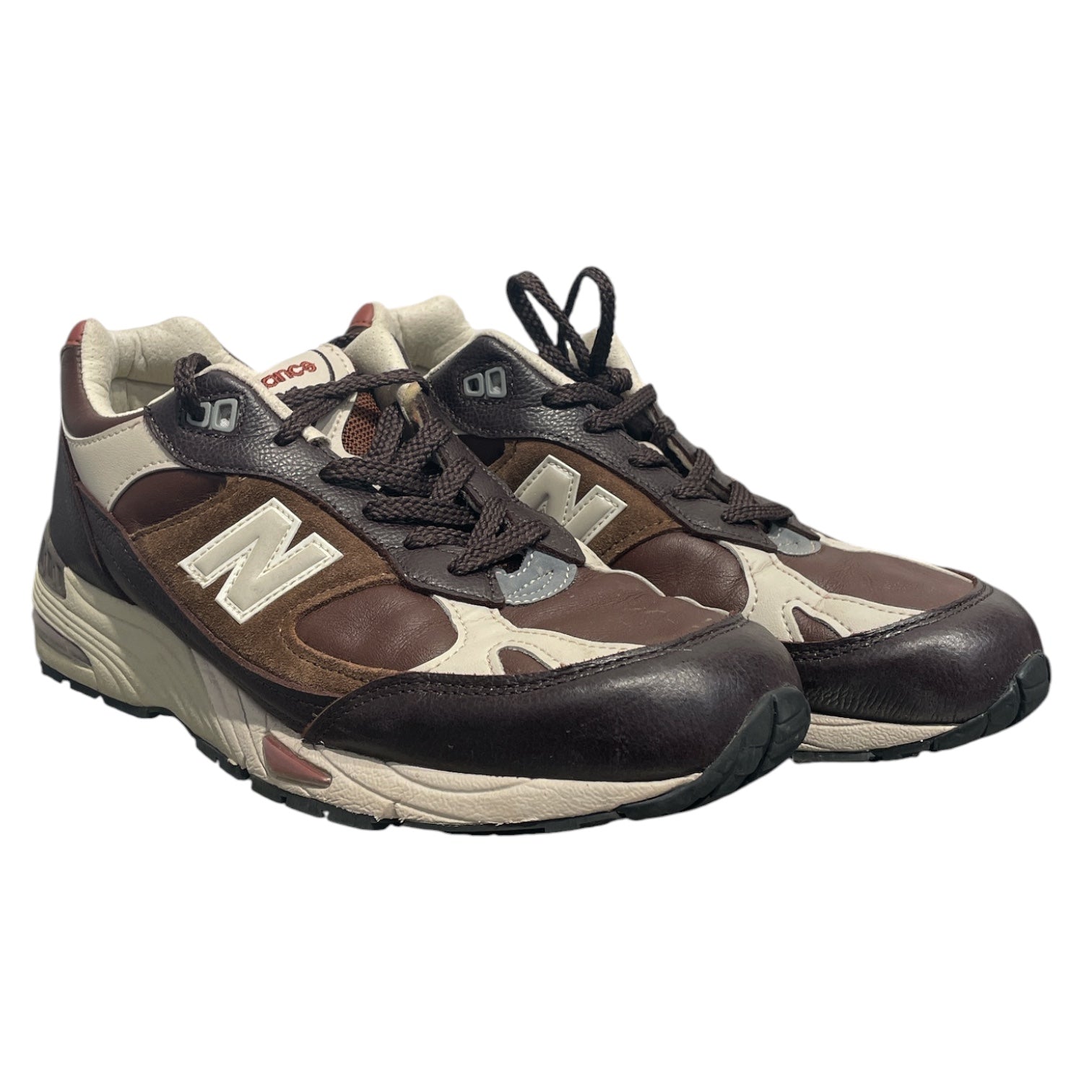 NEW BALANCE/Low-Sneakers/US 8.5/Leather/BRW/NB 991 Made in England view 1