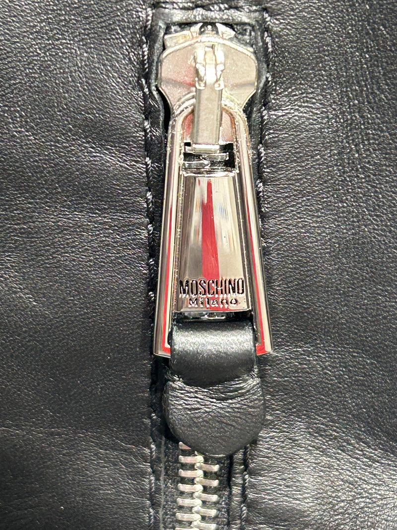 MOSCHINO/Boots/EU 37/Leather/BLK/