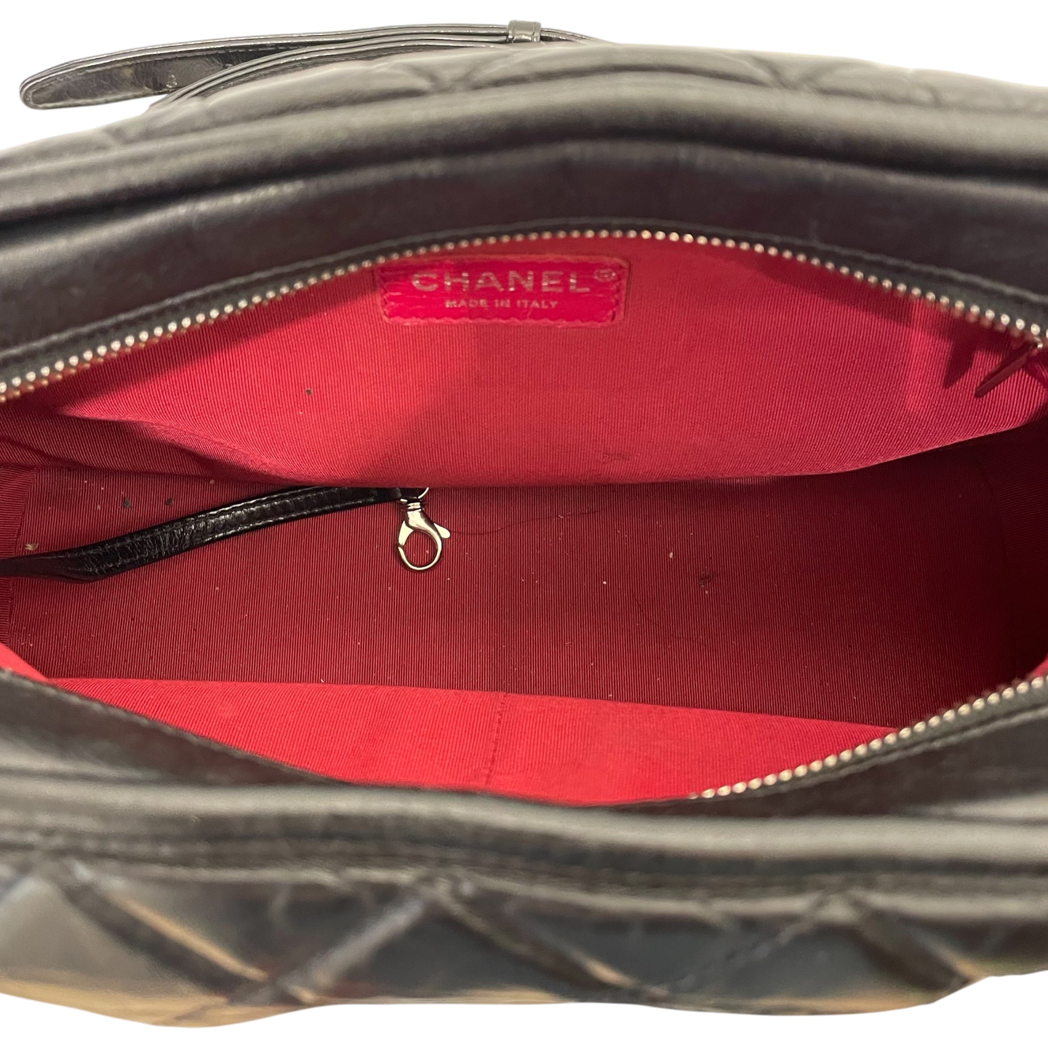 CHANEL/Cross Body Bag/M/Leather/BLK/GABRIELLE LEATHER CROSSBODY view 6