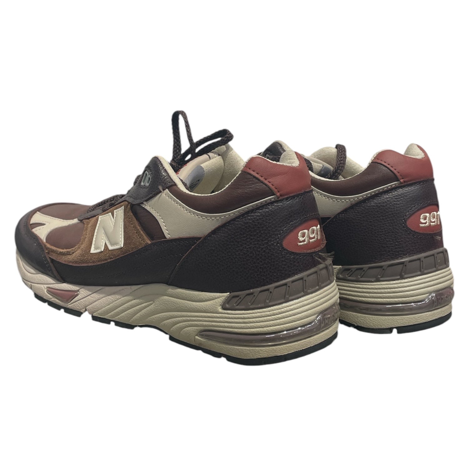 NEW BALANCE/Low-Sneakers/US 8.5/Leather/BRW/NB 991 Made in England view 2